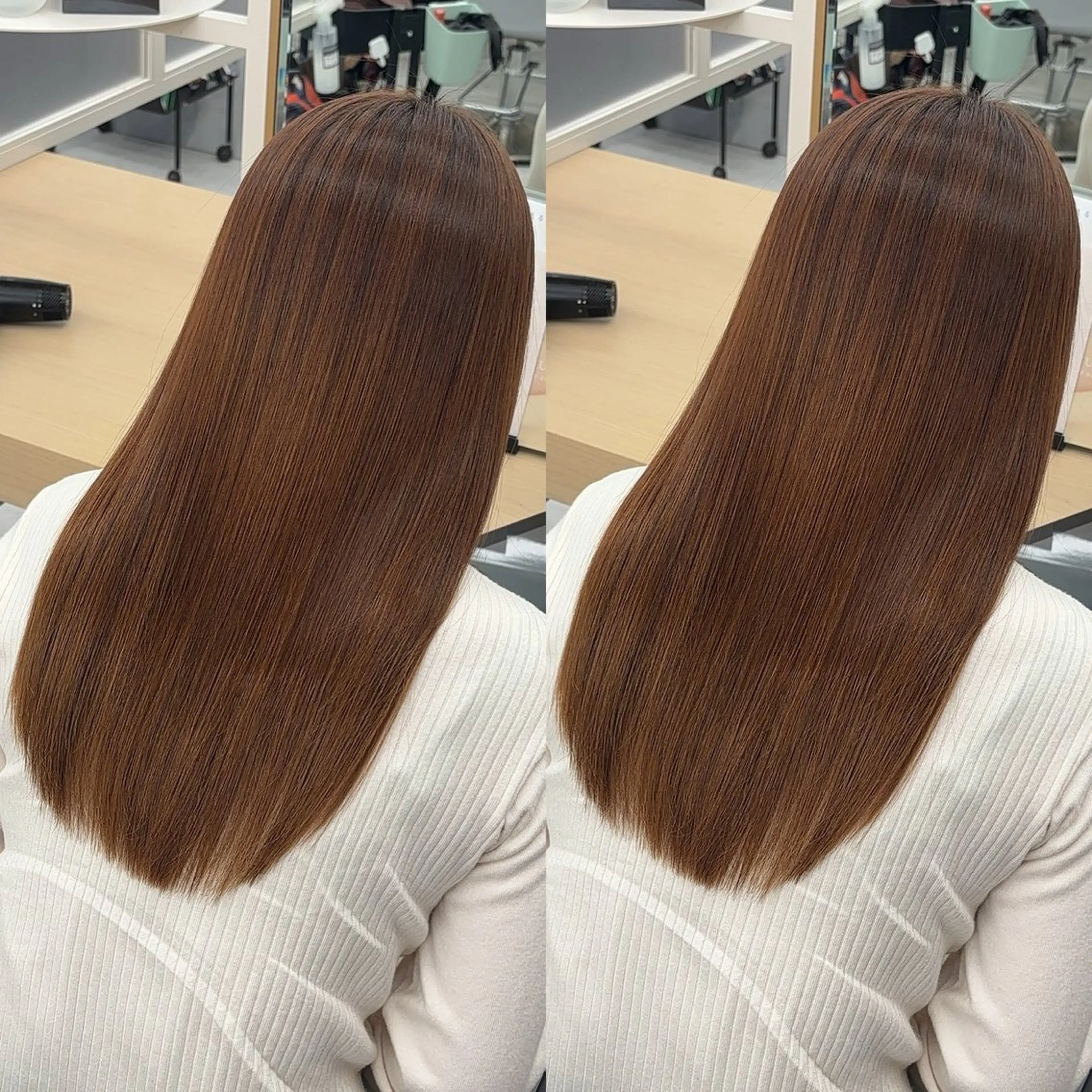 セミロング カット ヘアカラー 縮毛矯正 トリートメント 飯田橋/髪質改善/ 縮毛矯正✨しゅんすけのヘアスタイル