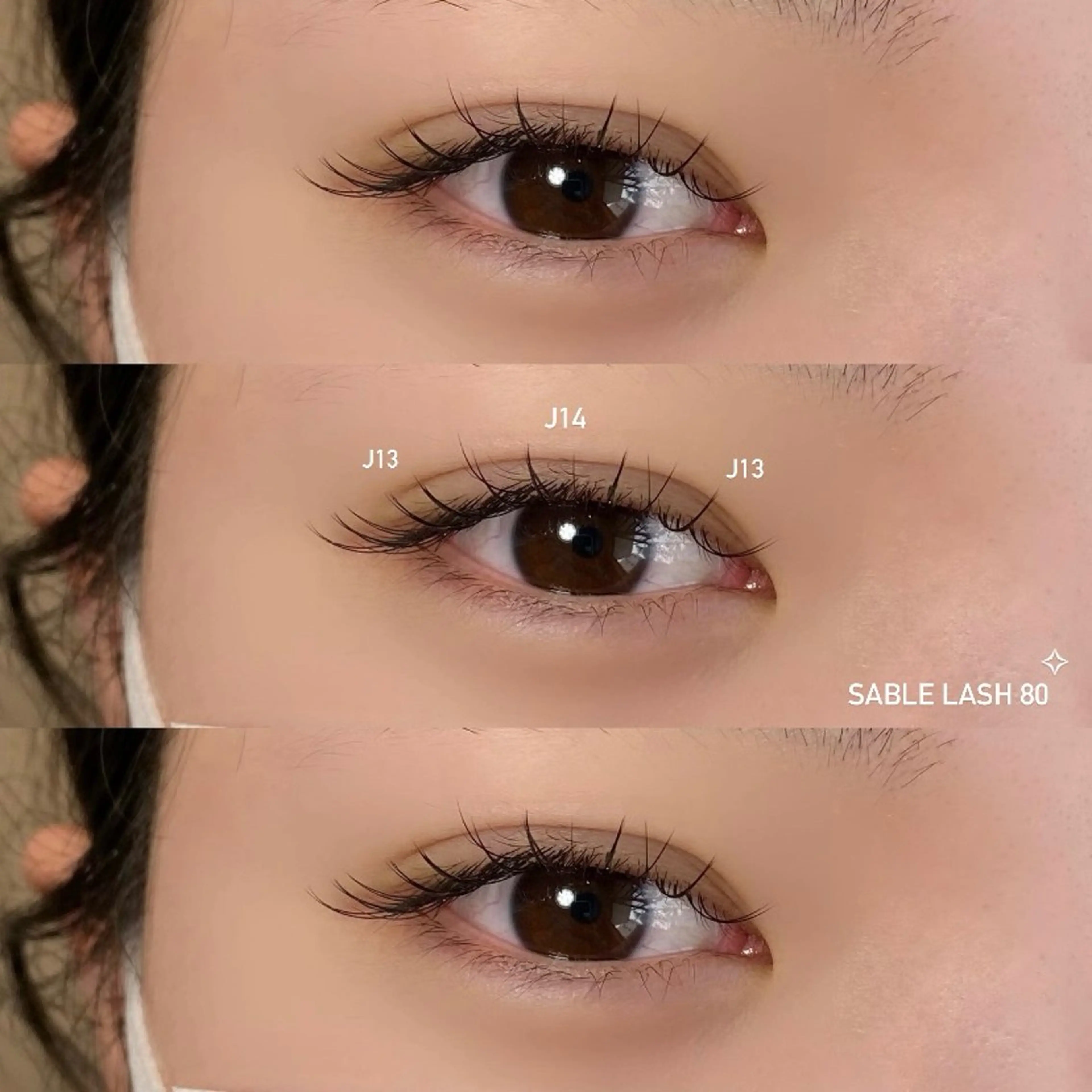 マツエク・マツパ and Laurel hinaのマツエク・マツパデザイン