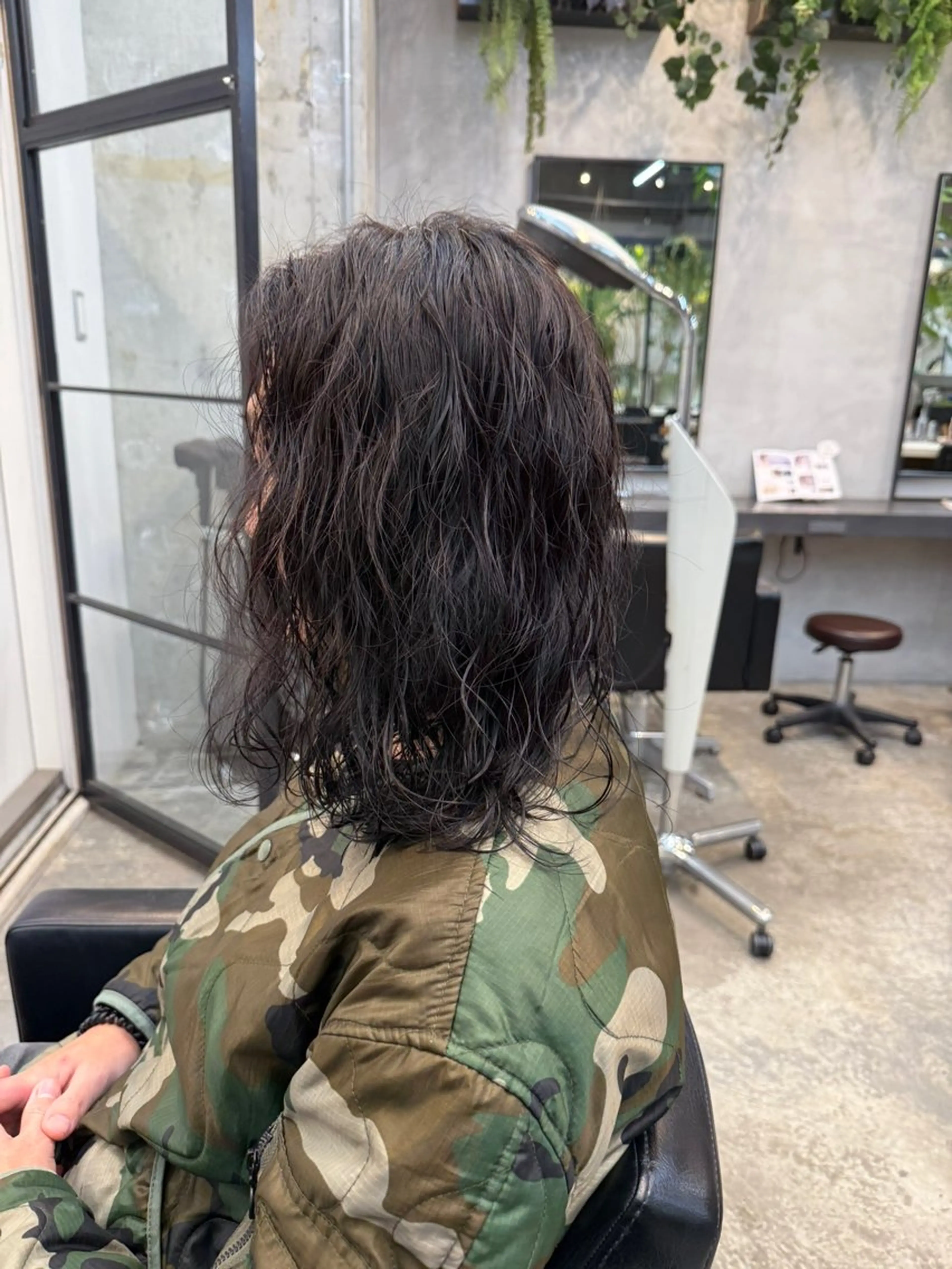 ロング メンズ メンズパーマ ロング パーマ 川口開世 short cutのヘアスタイル