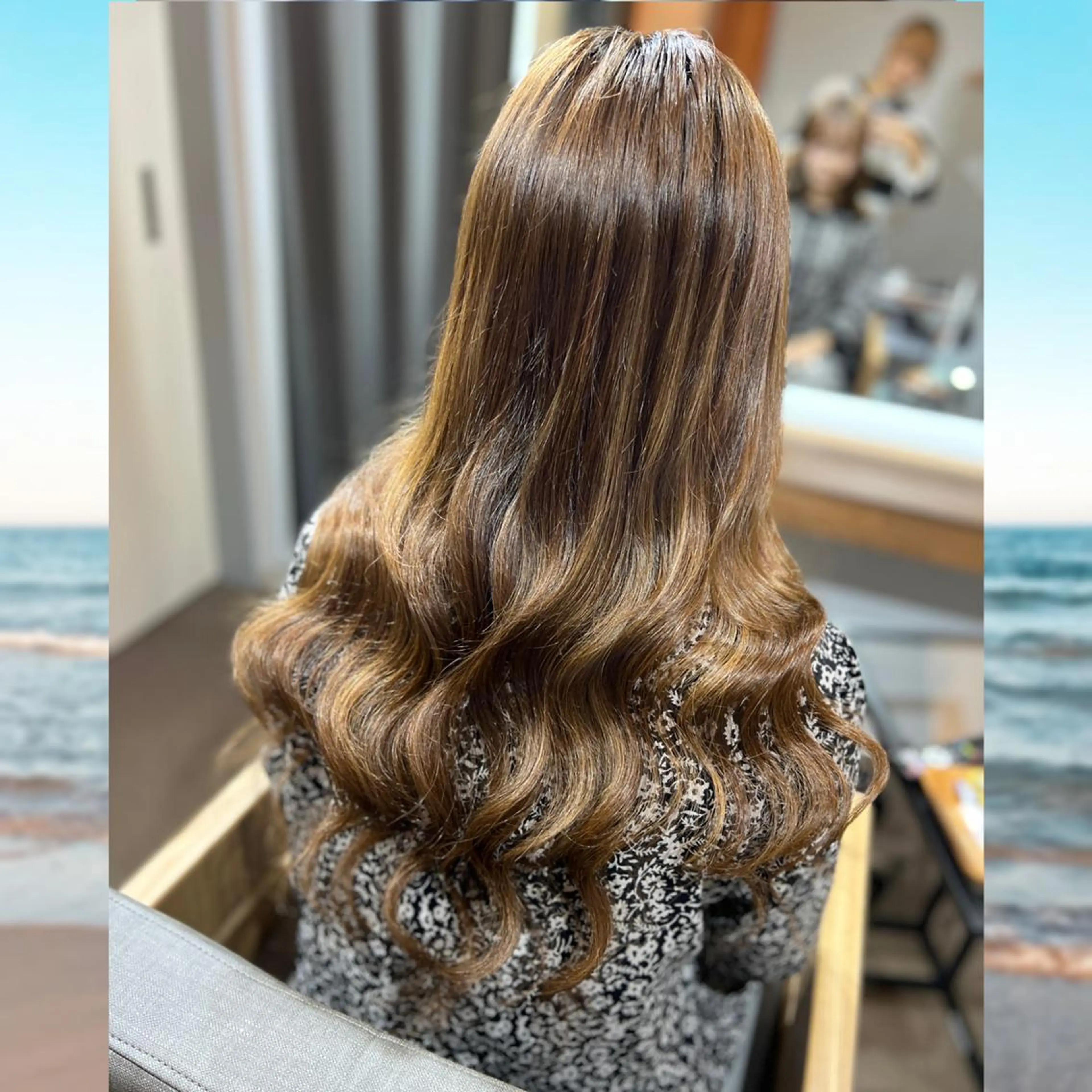 ロング 韓国ヘア❌艶髪🫧羽 🪽エク人気No1◎のヘアスタイル