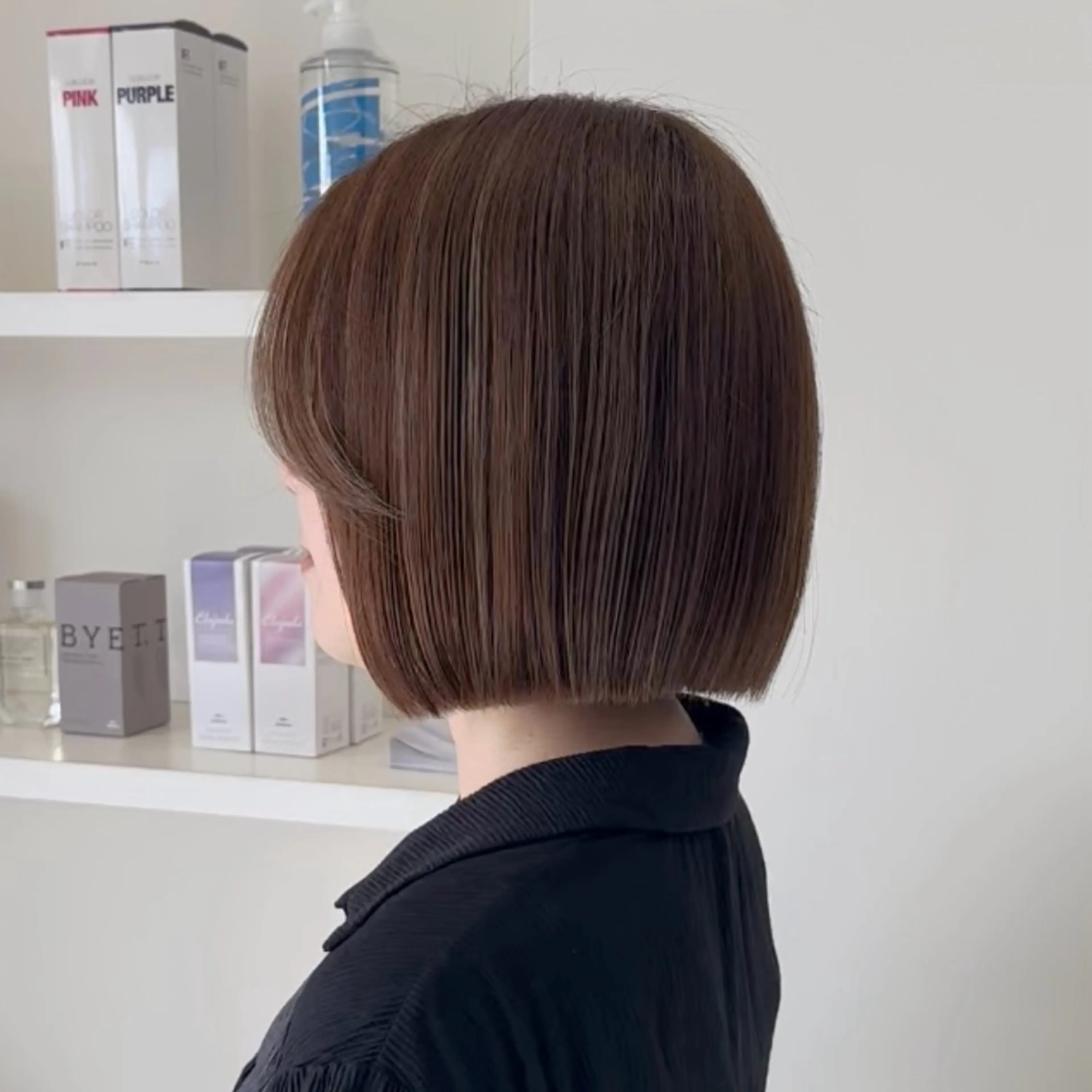 ミディアム ハイライト 【Lien】 AYUのヘアスタイル