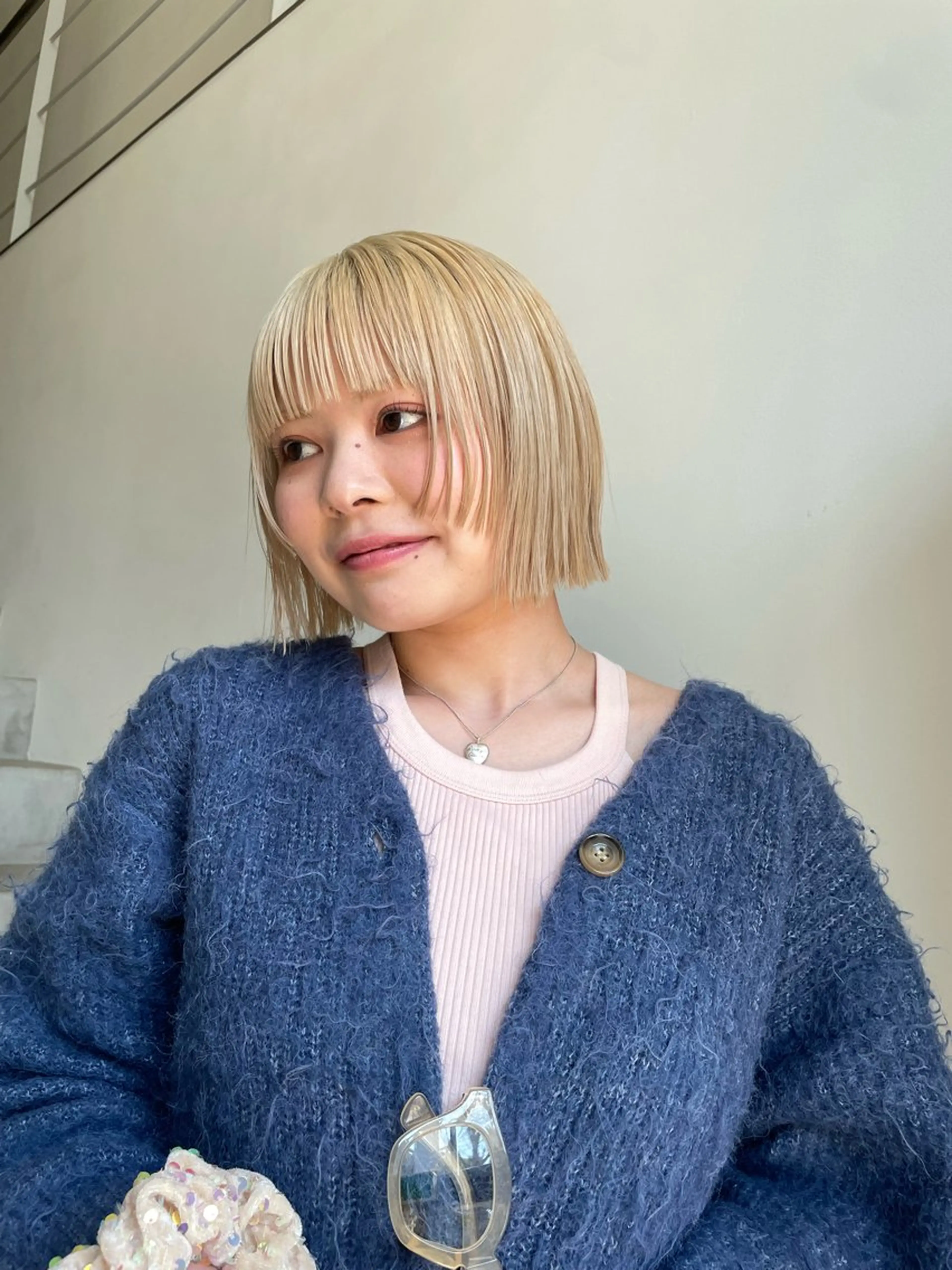 ミディアム ミユ/ショート/ カットモデル/名東区のヘアスタイル