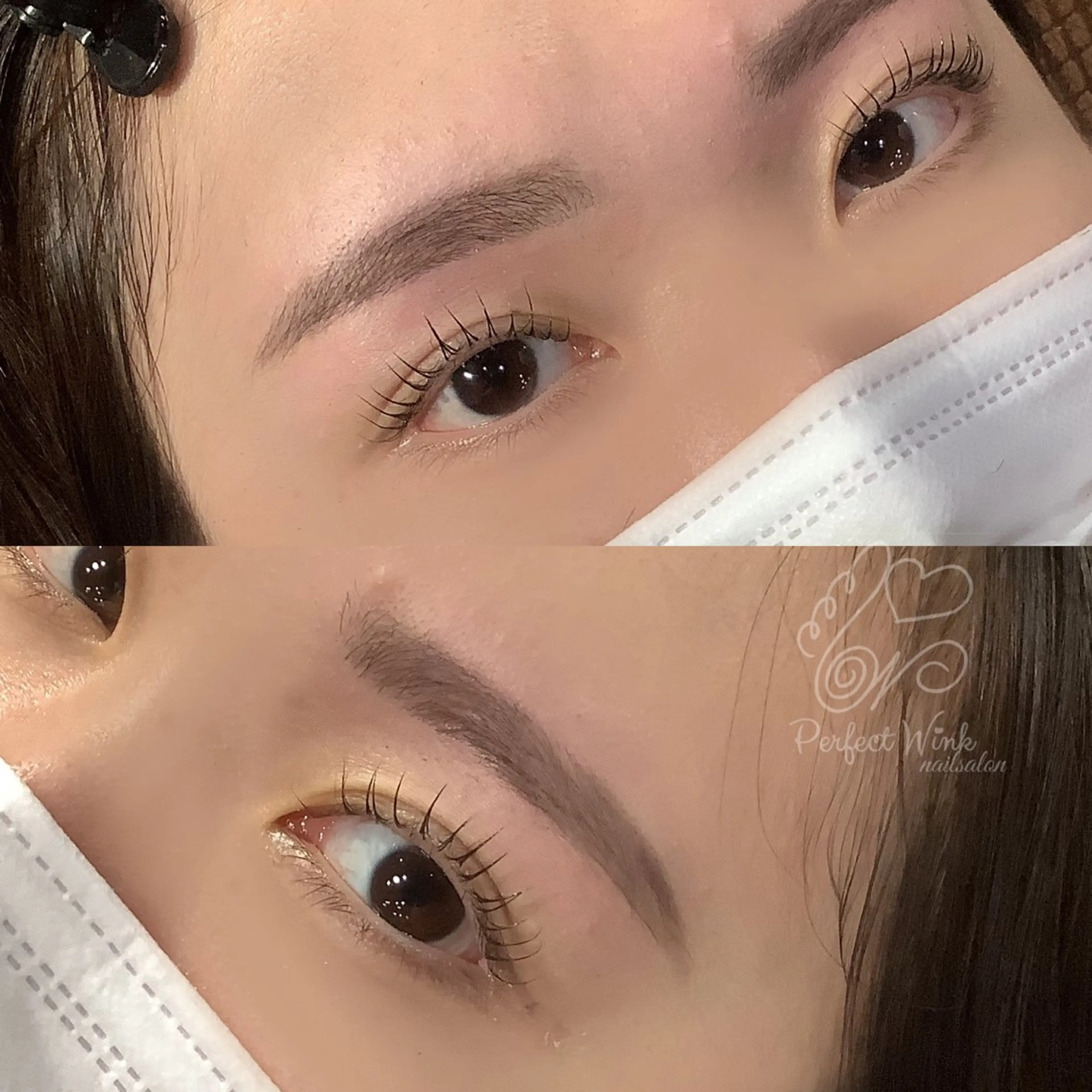 アイブロウ マツパ パーフェクトウィンク ちぢいわみのりのマツエク・マツパデザイン