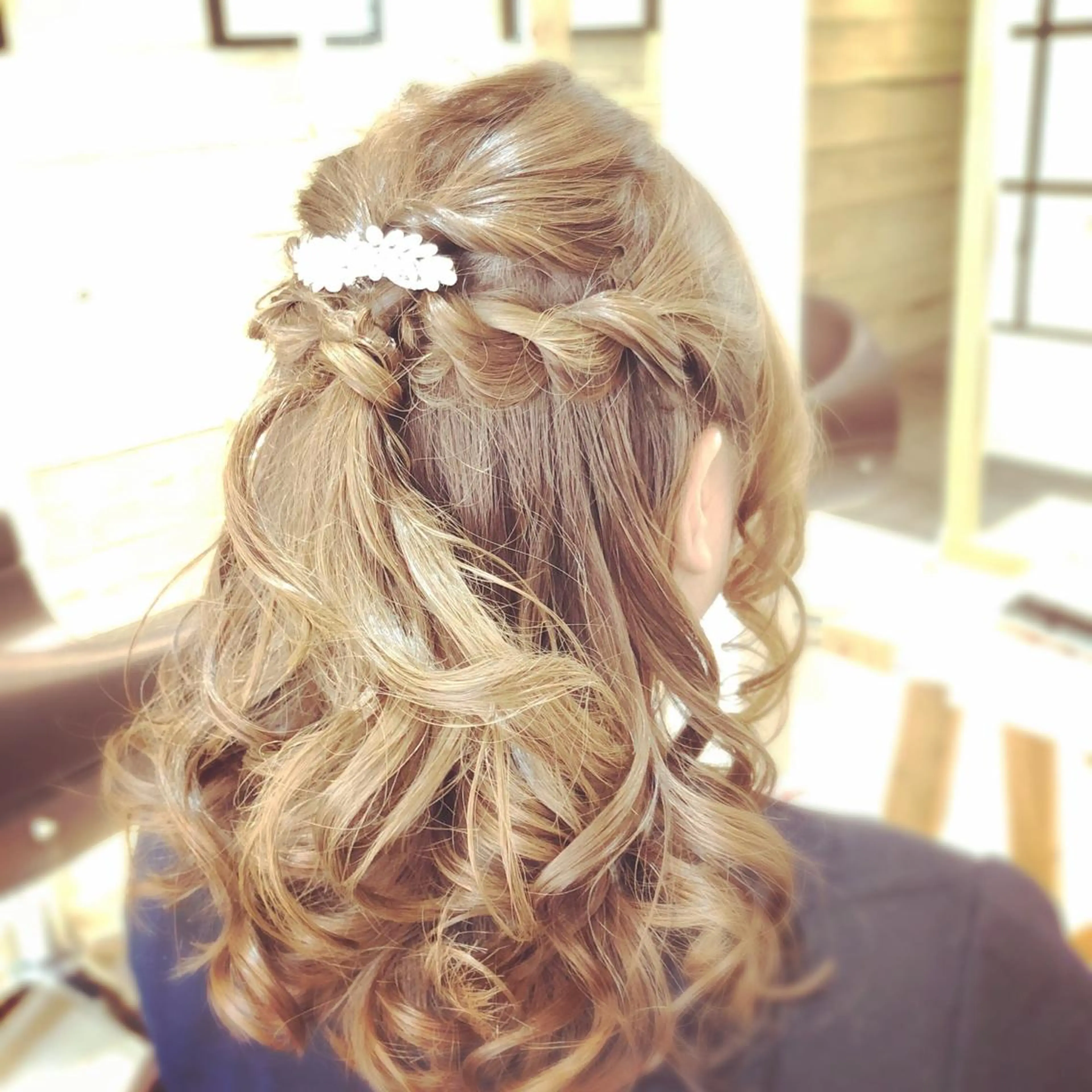 ミディアム ヘアアレンジ 結婚式・ブライダル nojima Ryotaのヘアスタイル