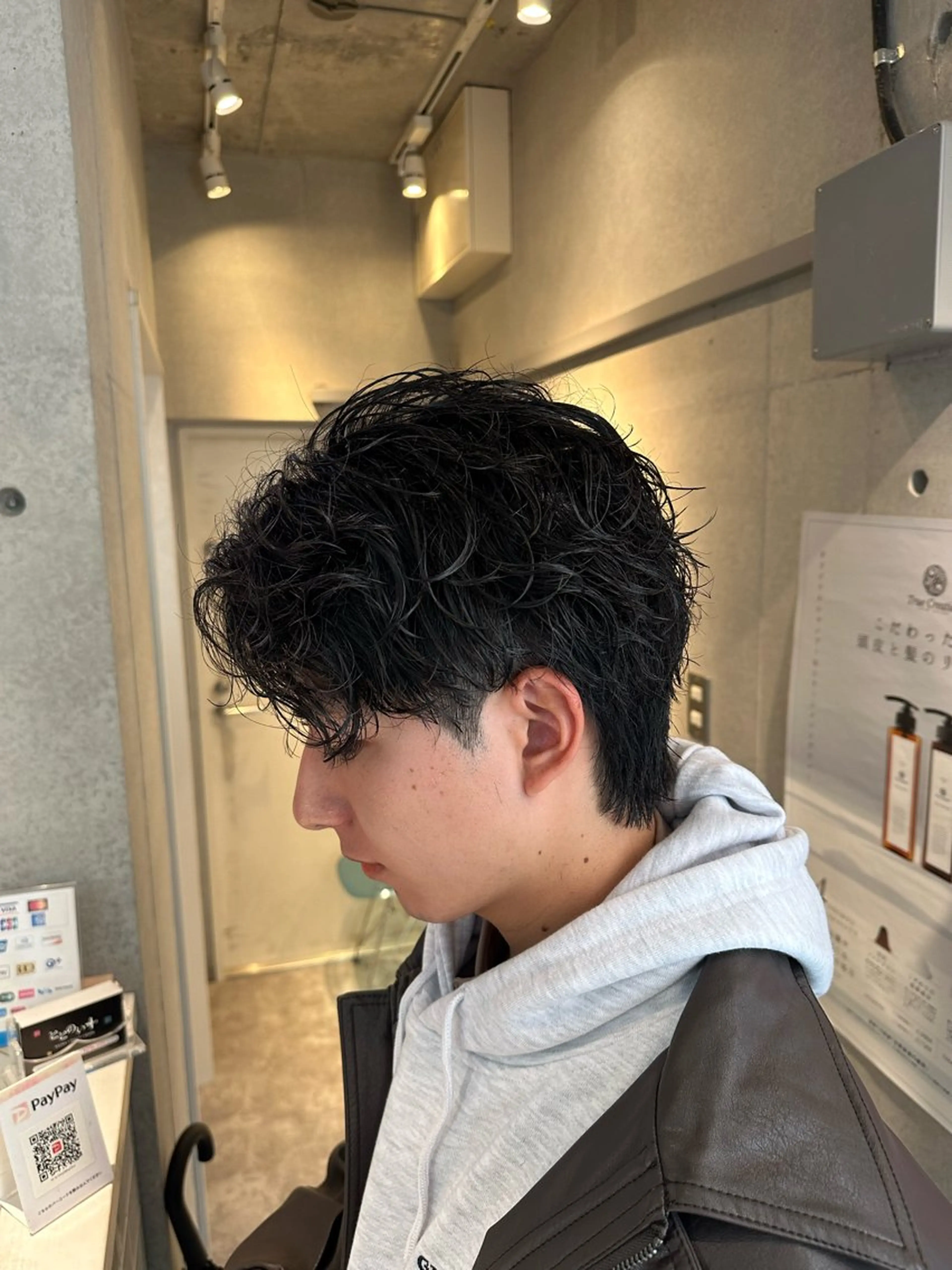 パーマ カット パーマ 💎メンズカット /フェザー/細野💎のヘアスタイル