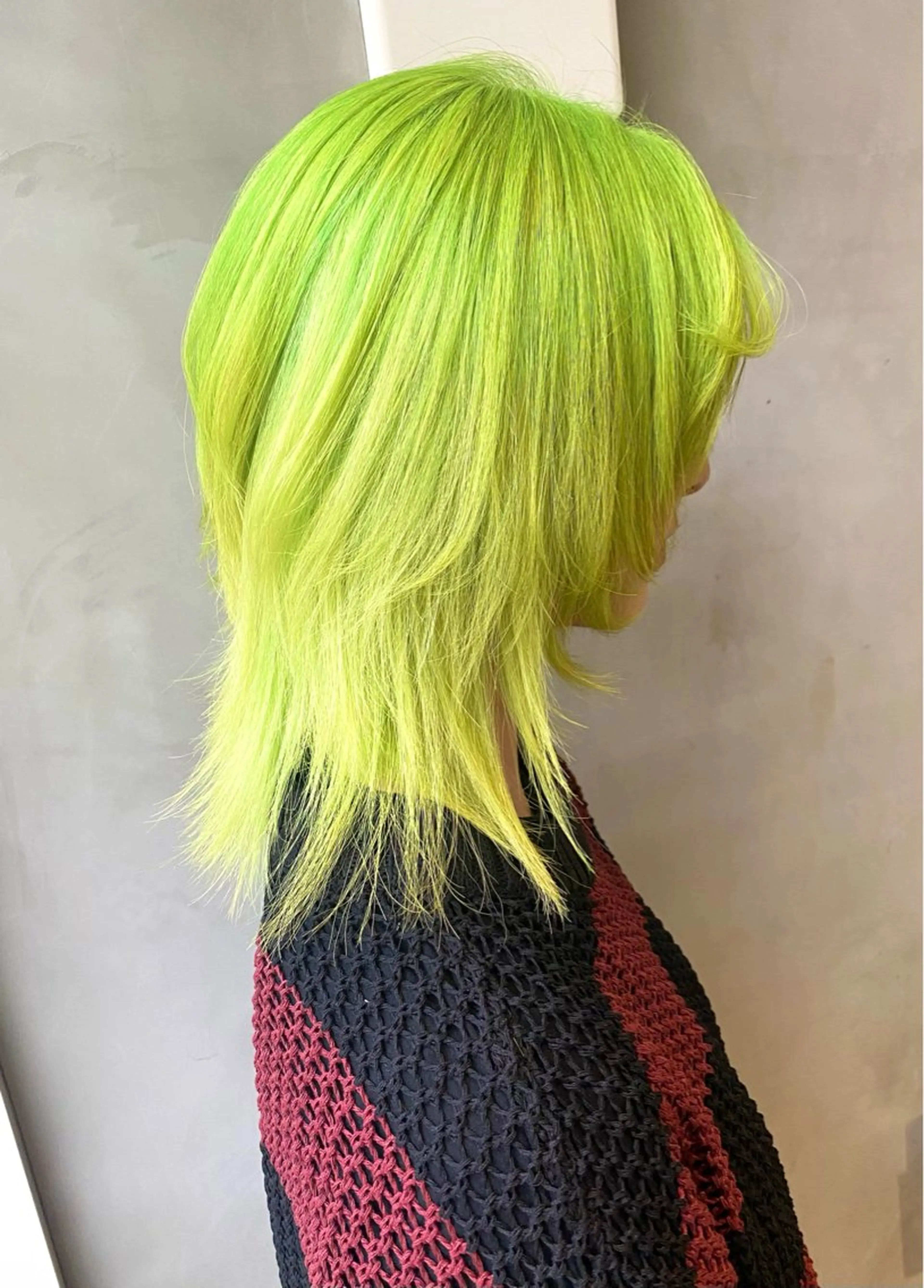 ミディアム ヘアカラー 井上 麻帆のヘアスタイル