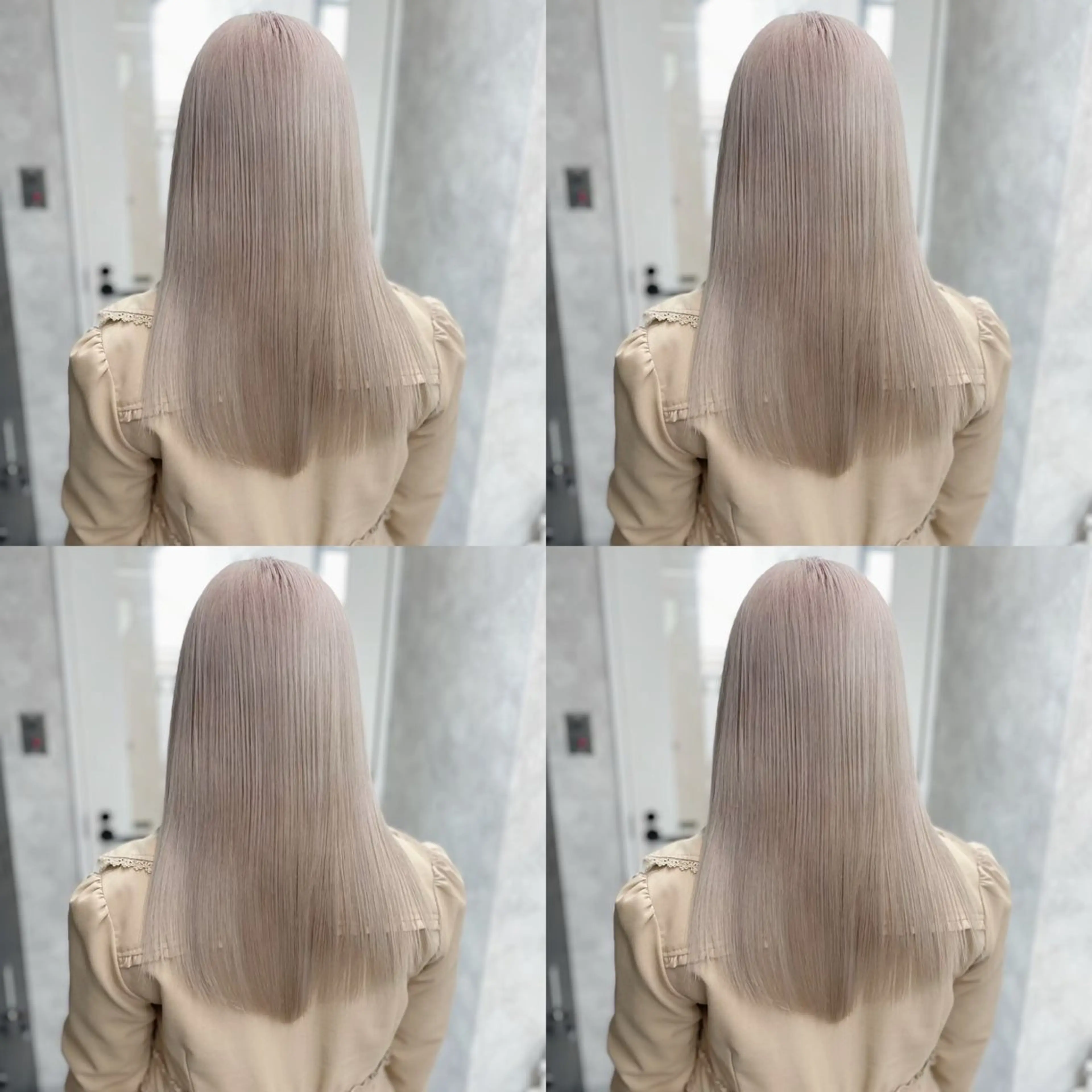 ロング カラー ヘアカラー トリートメント 💎yuto💎 ハイトーン/韓国ヘアのヘアスタイル