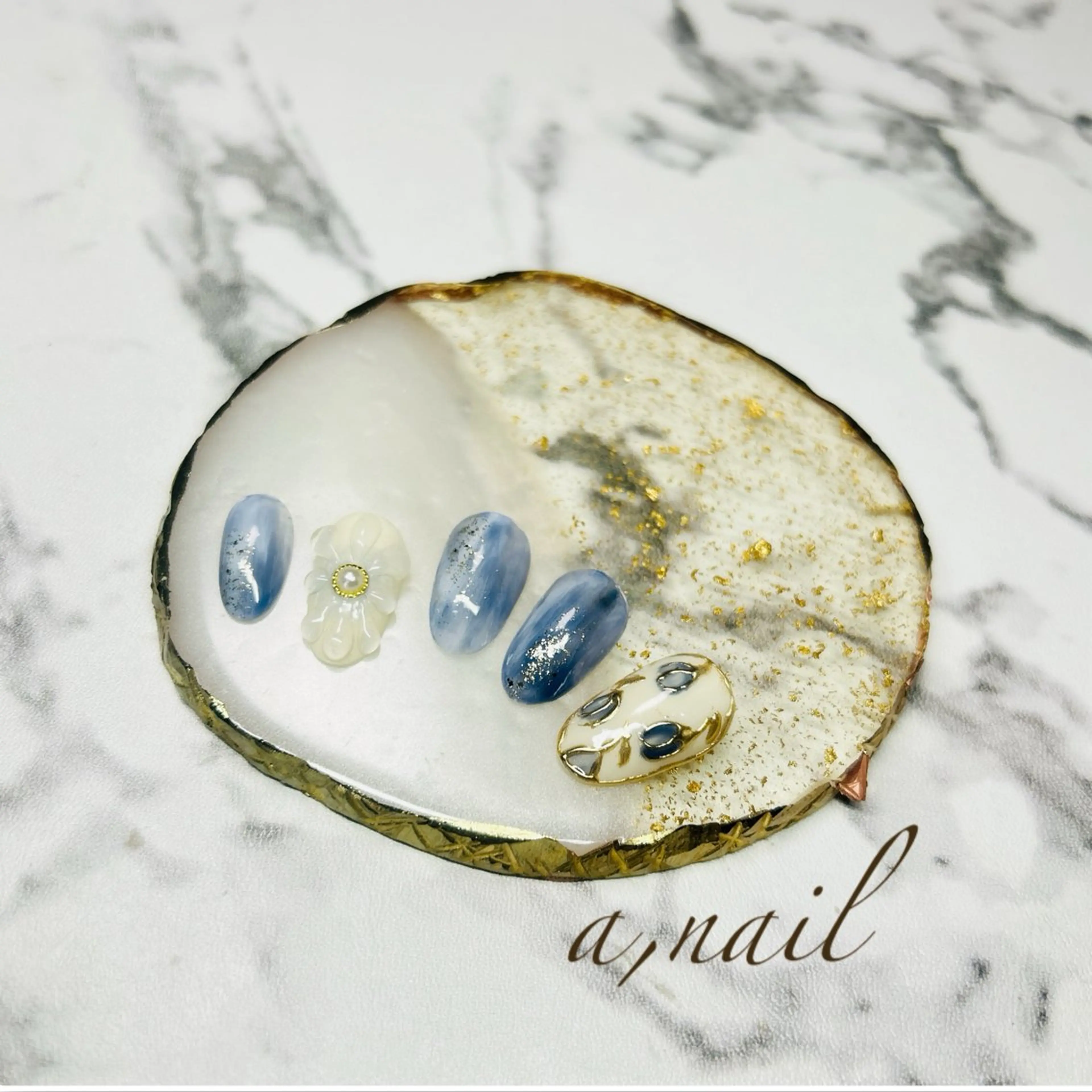 ネイル フラワーネイル ジェルネイル キラキラネイル ミラーネイル オフィスネイル ハンドネイル ネイルサロン エーネイルのネイルデザイン