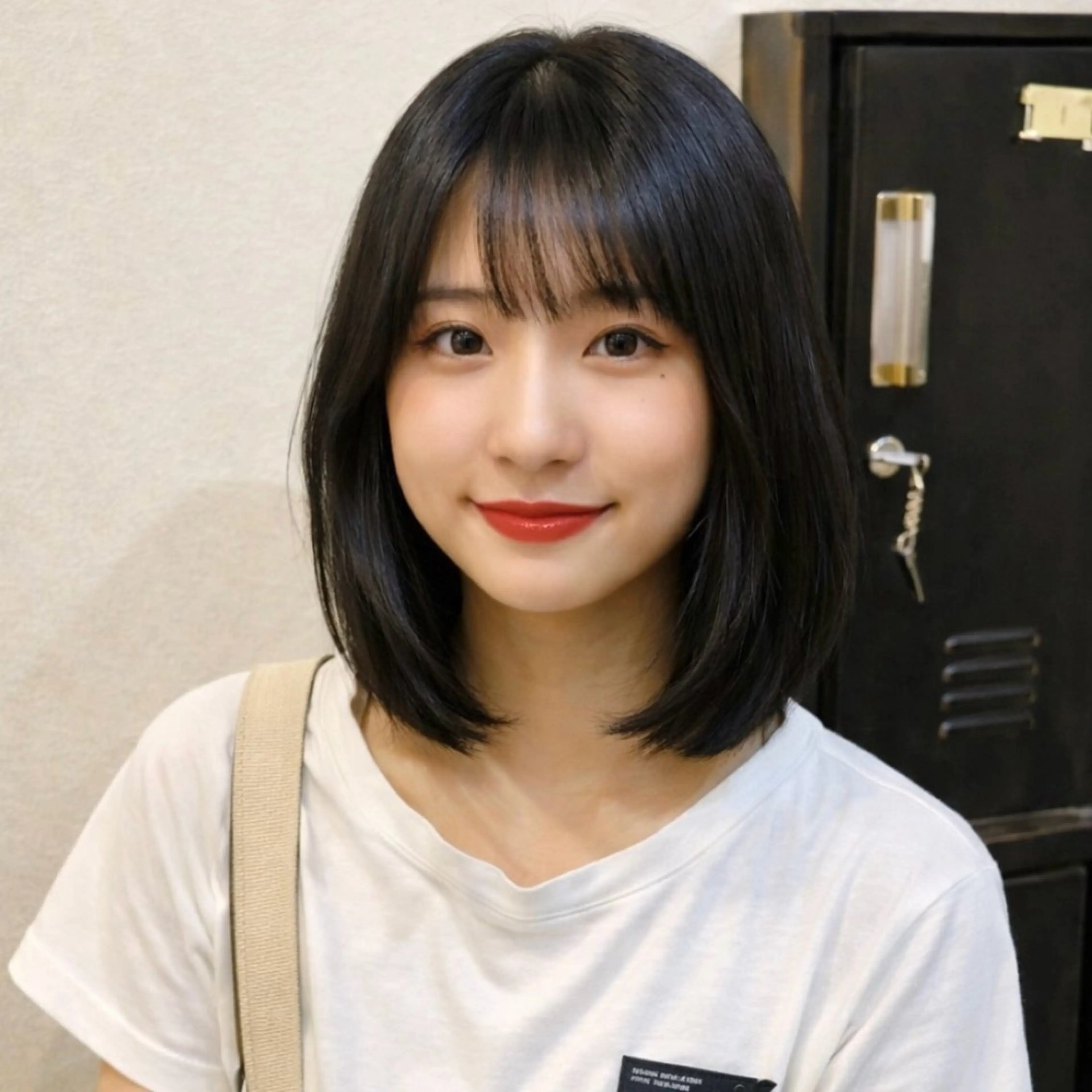 ミディアム ヘアカラー 矢澤涼夏 🎀ツヤ髪のヘアスタイル