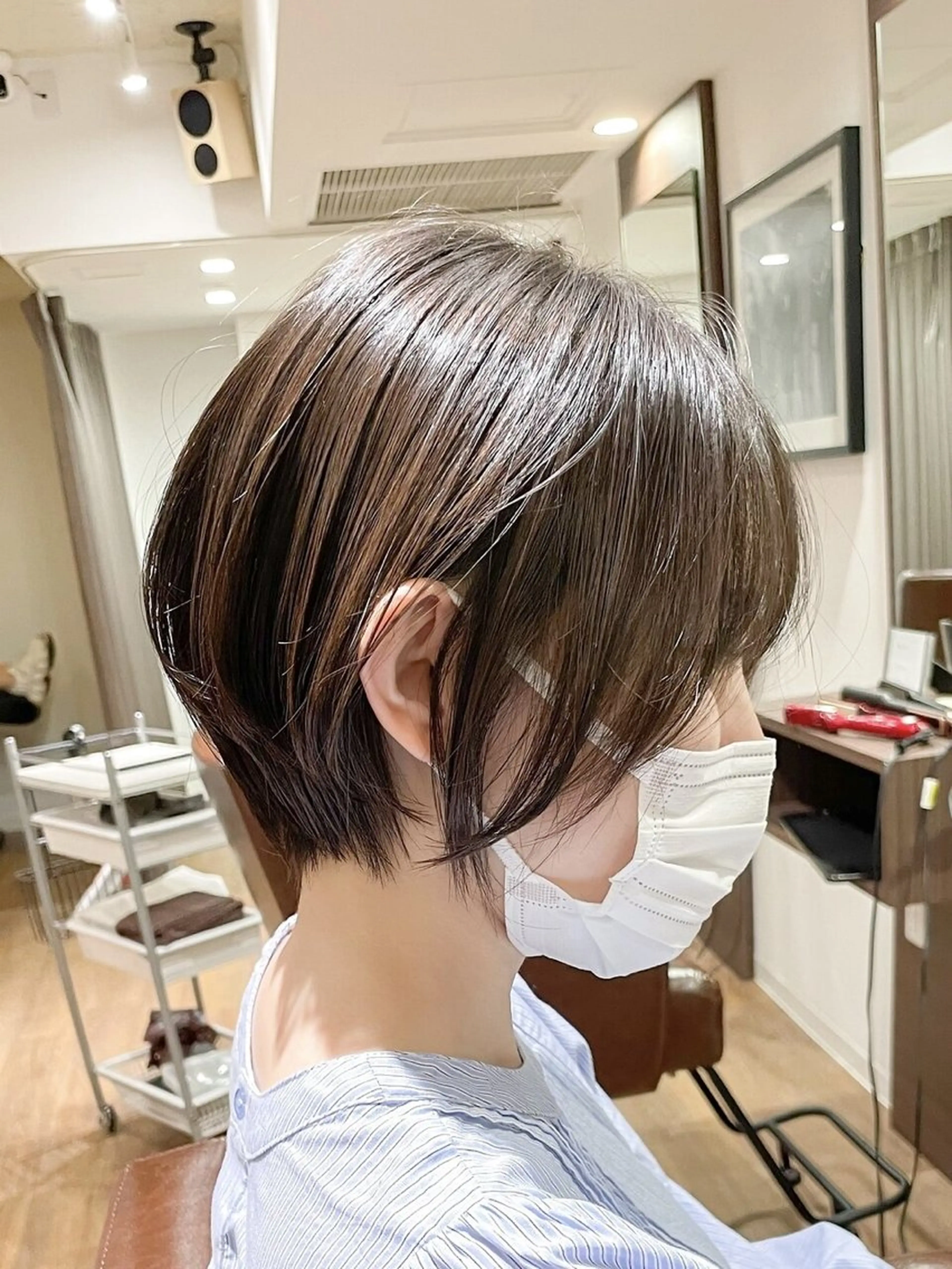 ショート YUZA grow hair 【ユーザ グロウ ヘア】所属・縮毛矯正/似合わせ カット/伊藤はるかのヘアスタイル