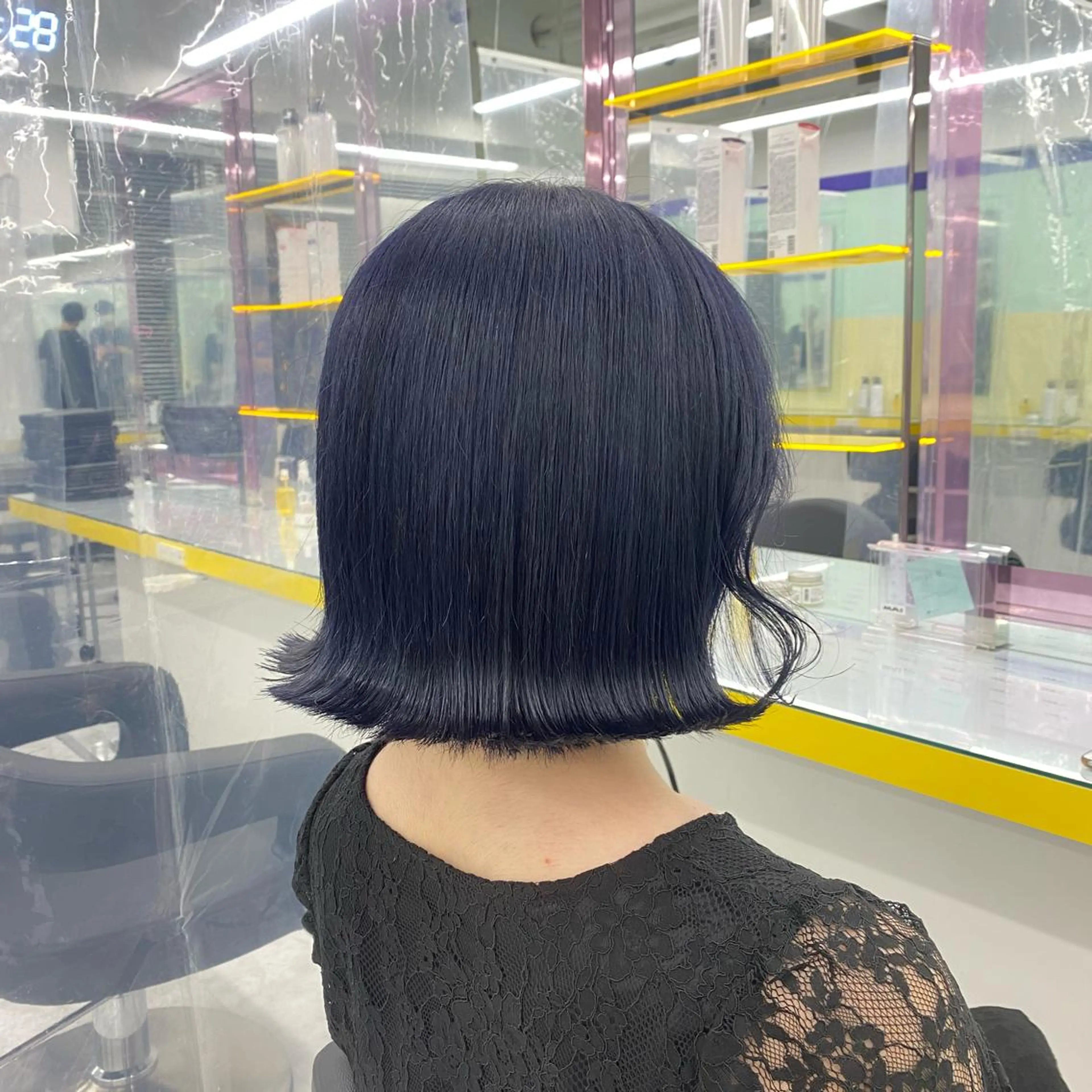 セミロング カラー ヘアアレンジ ヘアカラー トリートメント mai🍑暖色カラー /レイヤー💖のヘアスタイル