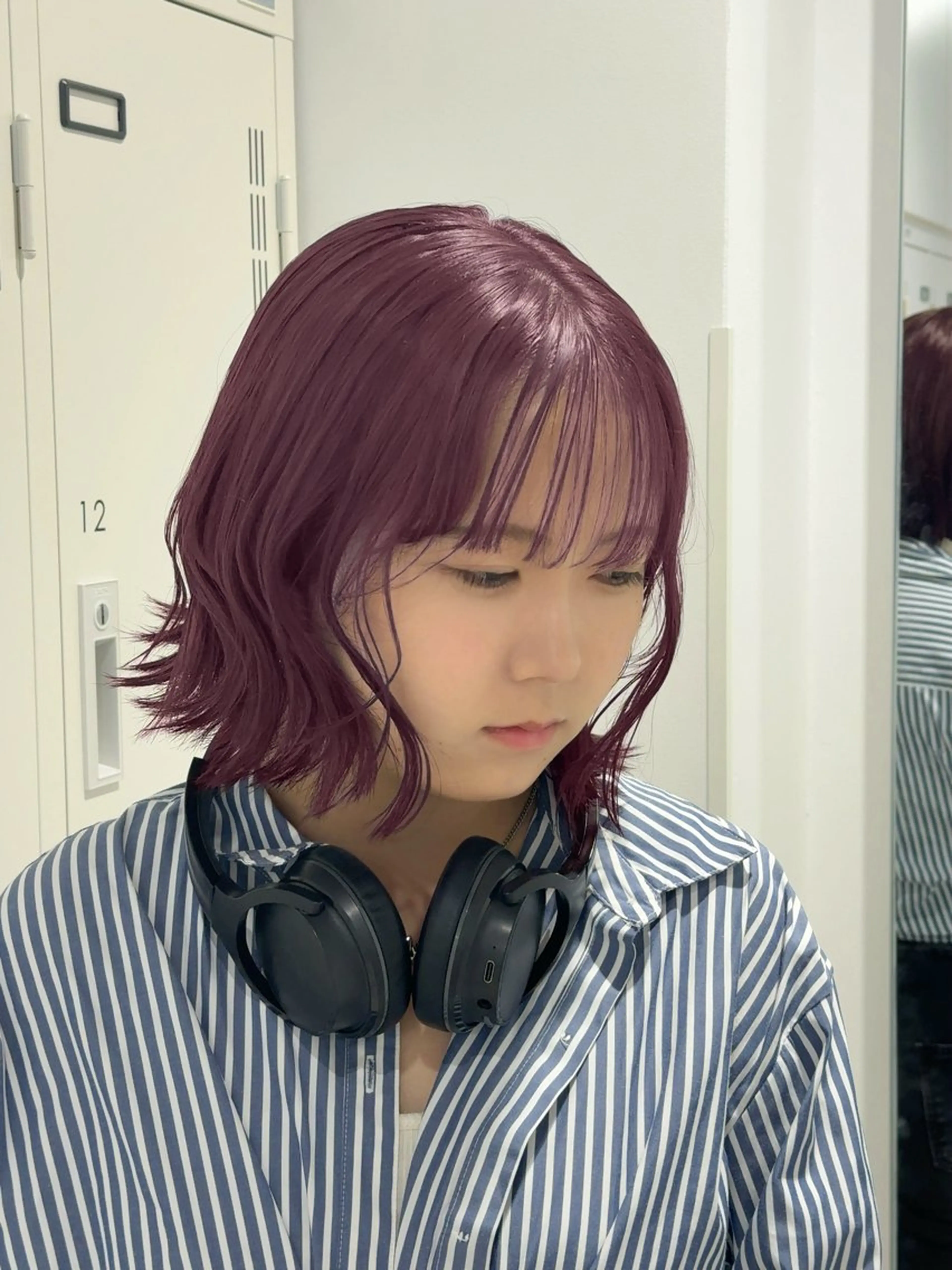 ミディアム カラー ヘアカラー トリートメント 🎀藤沢 ﾊｲﾄｰﾝ ららのヘアスタイル