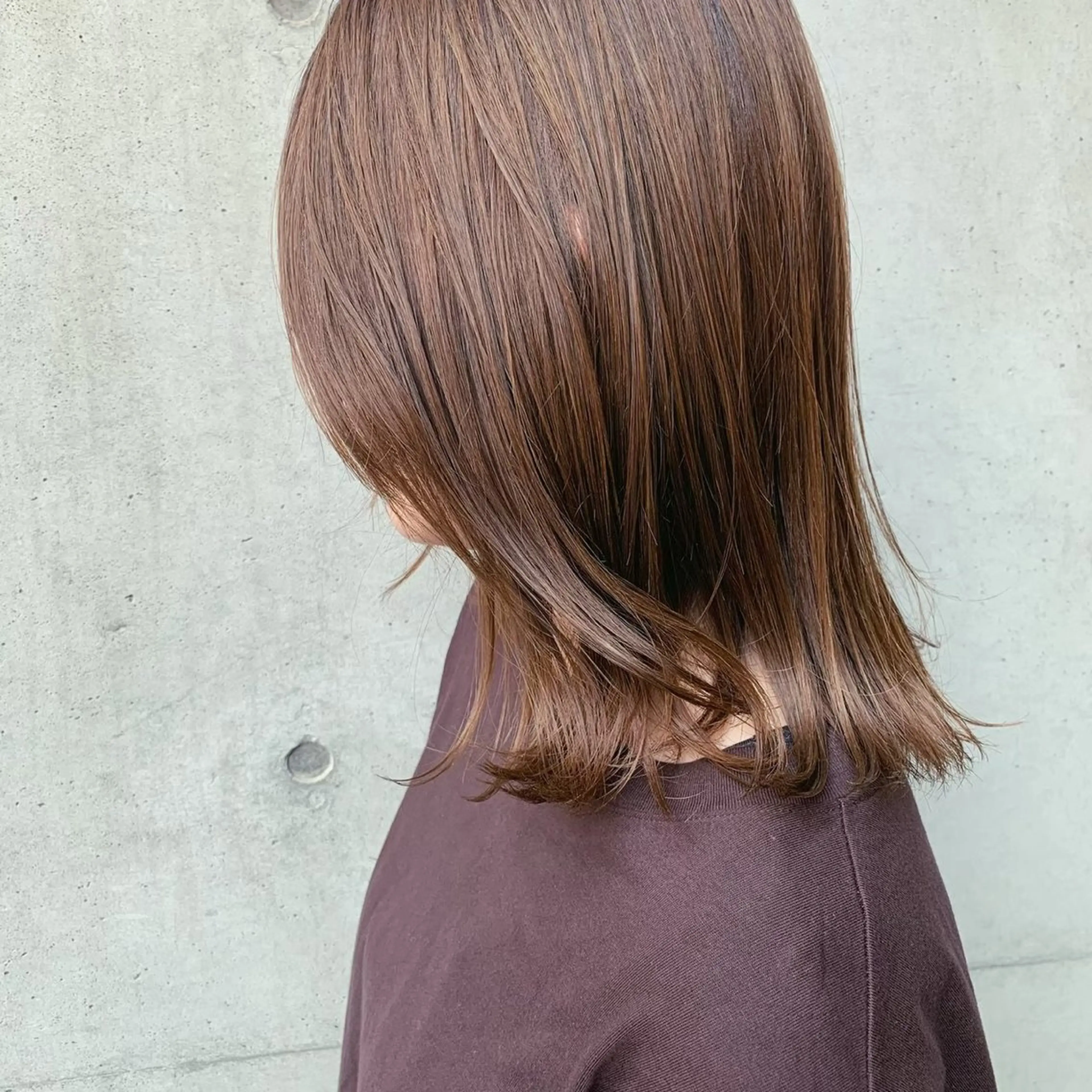 ミディアム 田中 はるなのヘアスタイル