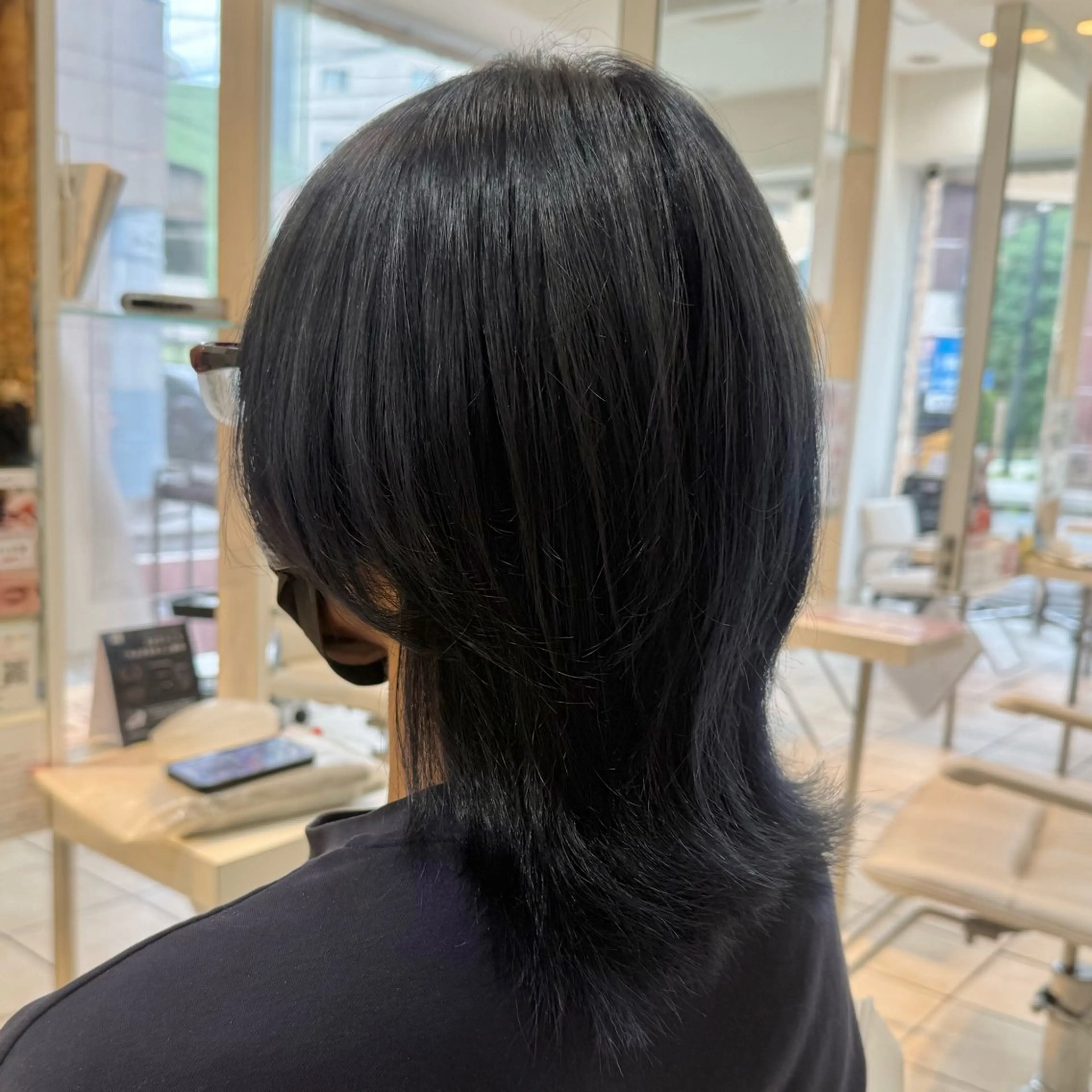 ミディアム カット カット/艶カラー🎨 平間千賀のヘアスタイル