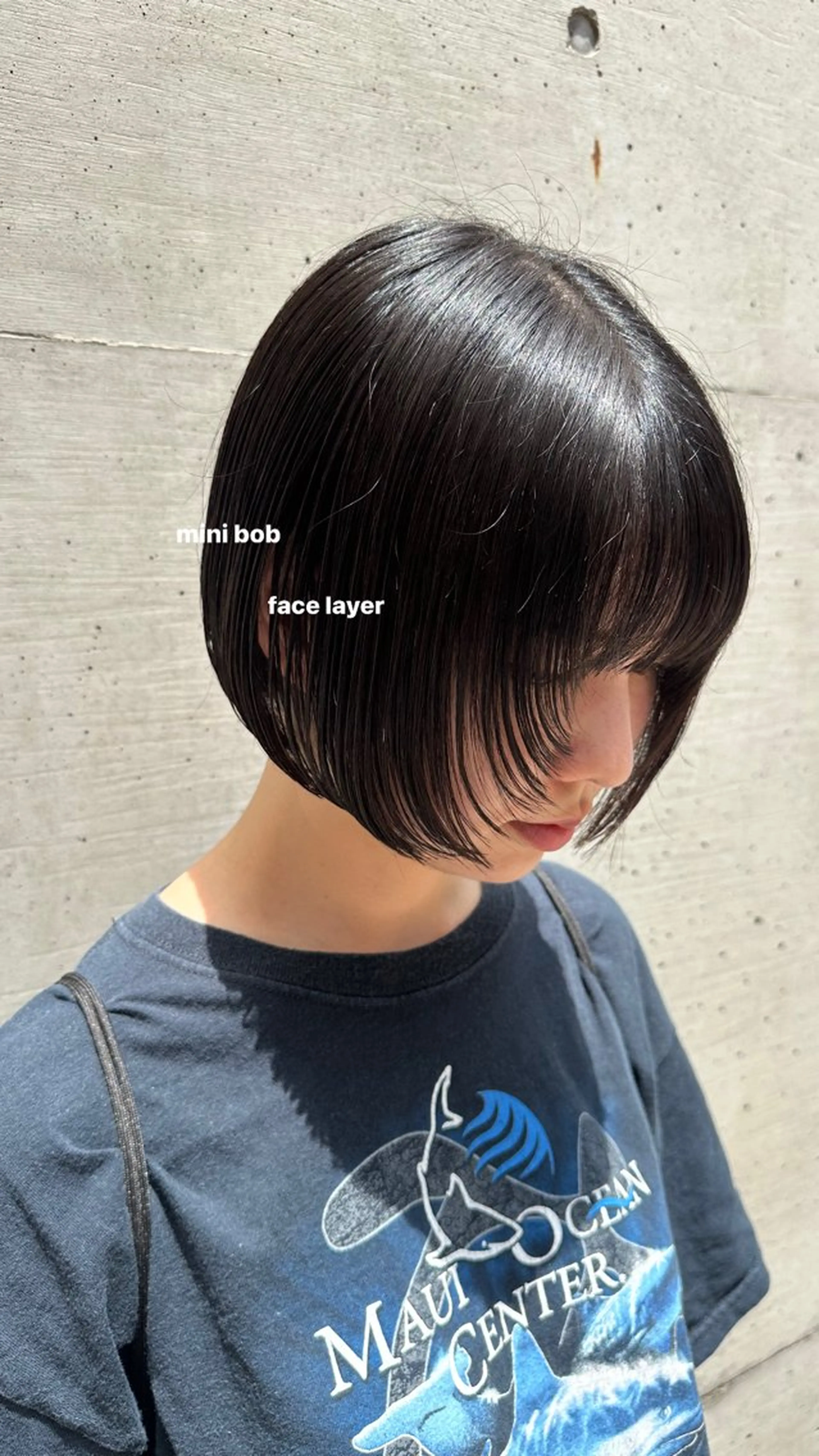 ミディアム v-lab studio所属・韓国レイヤーカット/ 艶カラー/ noaのヘアスタイル