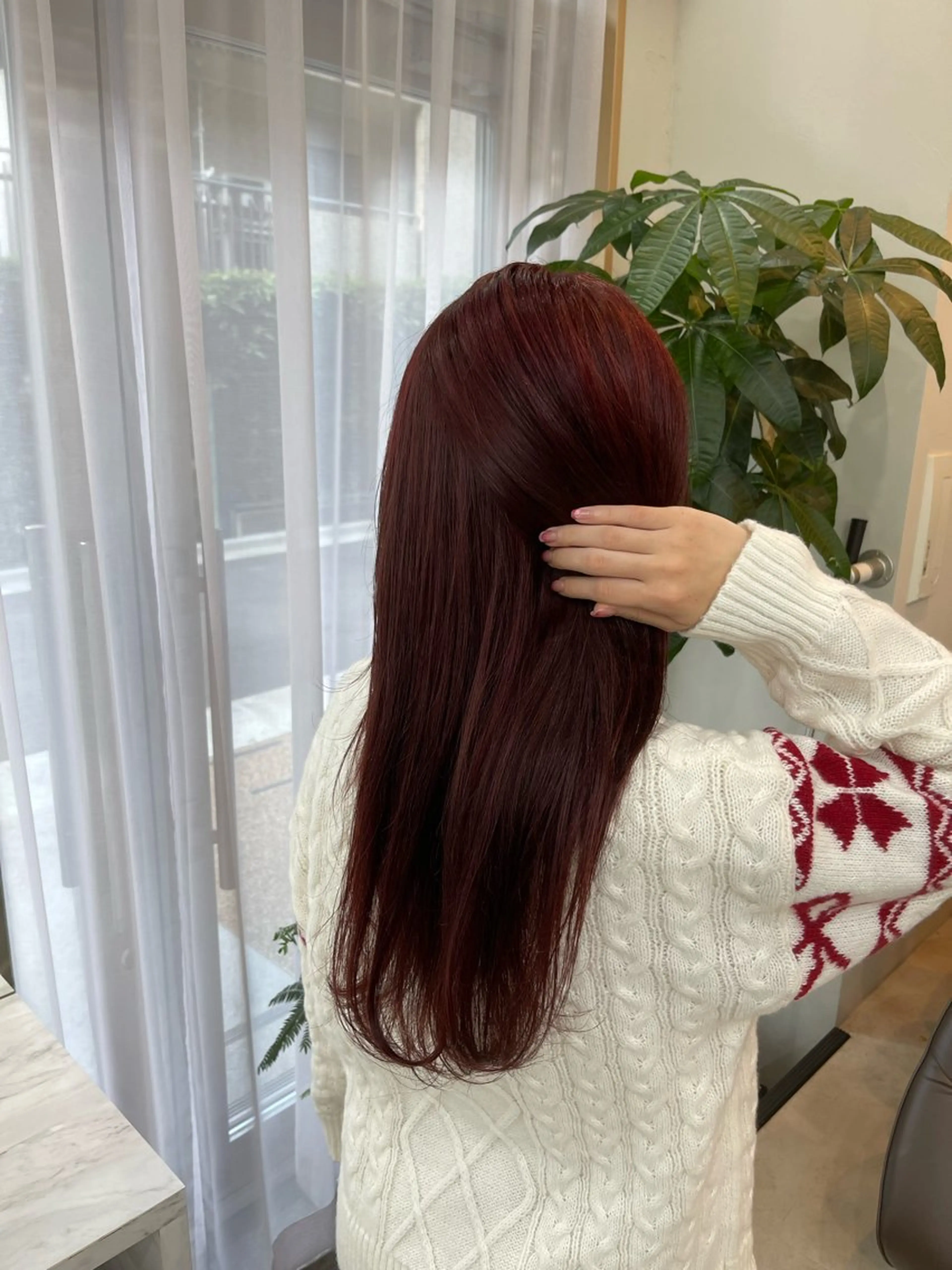 ロング カラー ブリーチ 透明感カラー ブリーチなしカラー 透明感カラー⭐️ Takumaのヘアスタイル