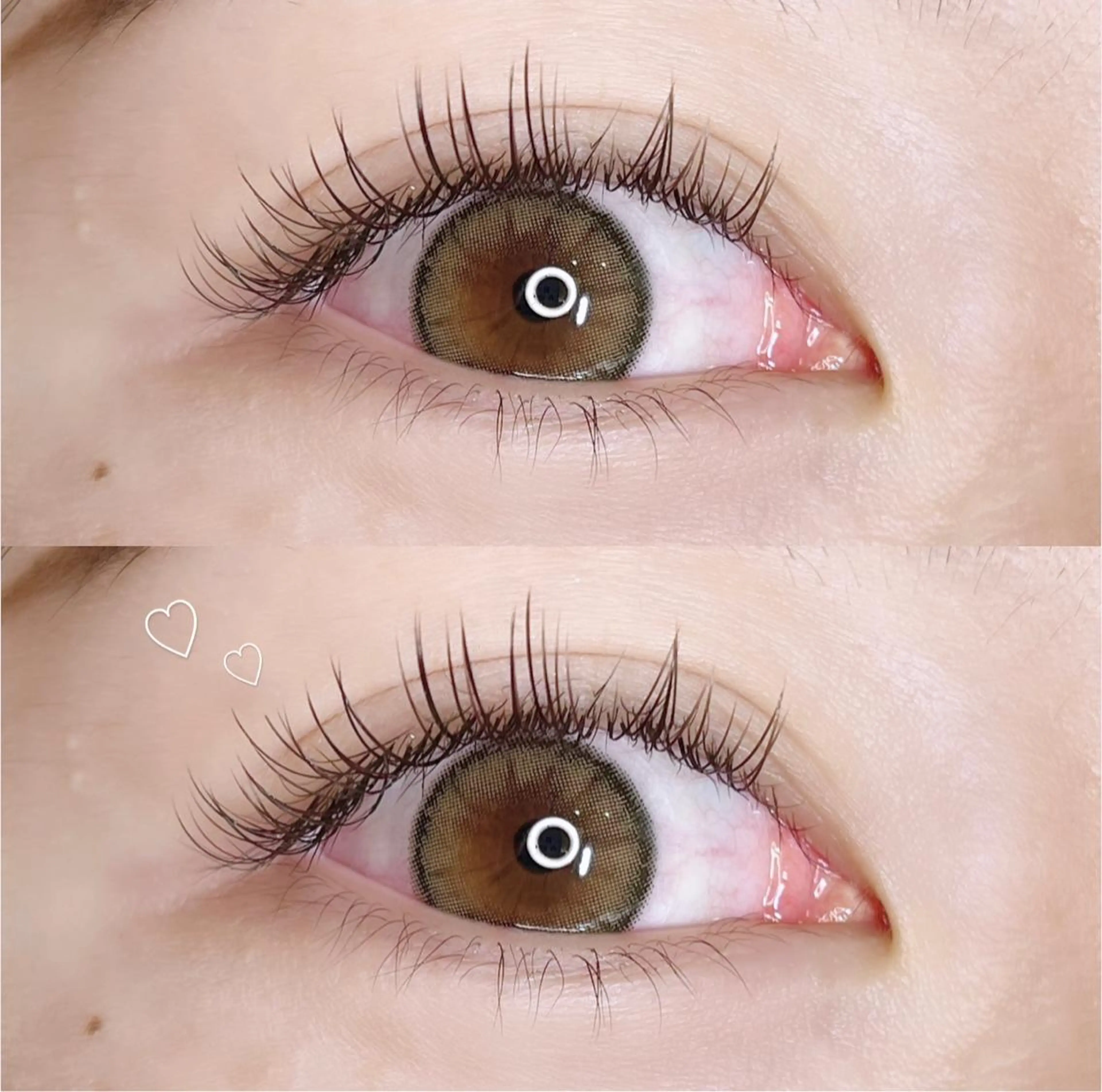 マツエク・マツパ カラーマツエク Dカール ナチュラル taniuchi ramuのマツエク・マツパデザイン