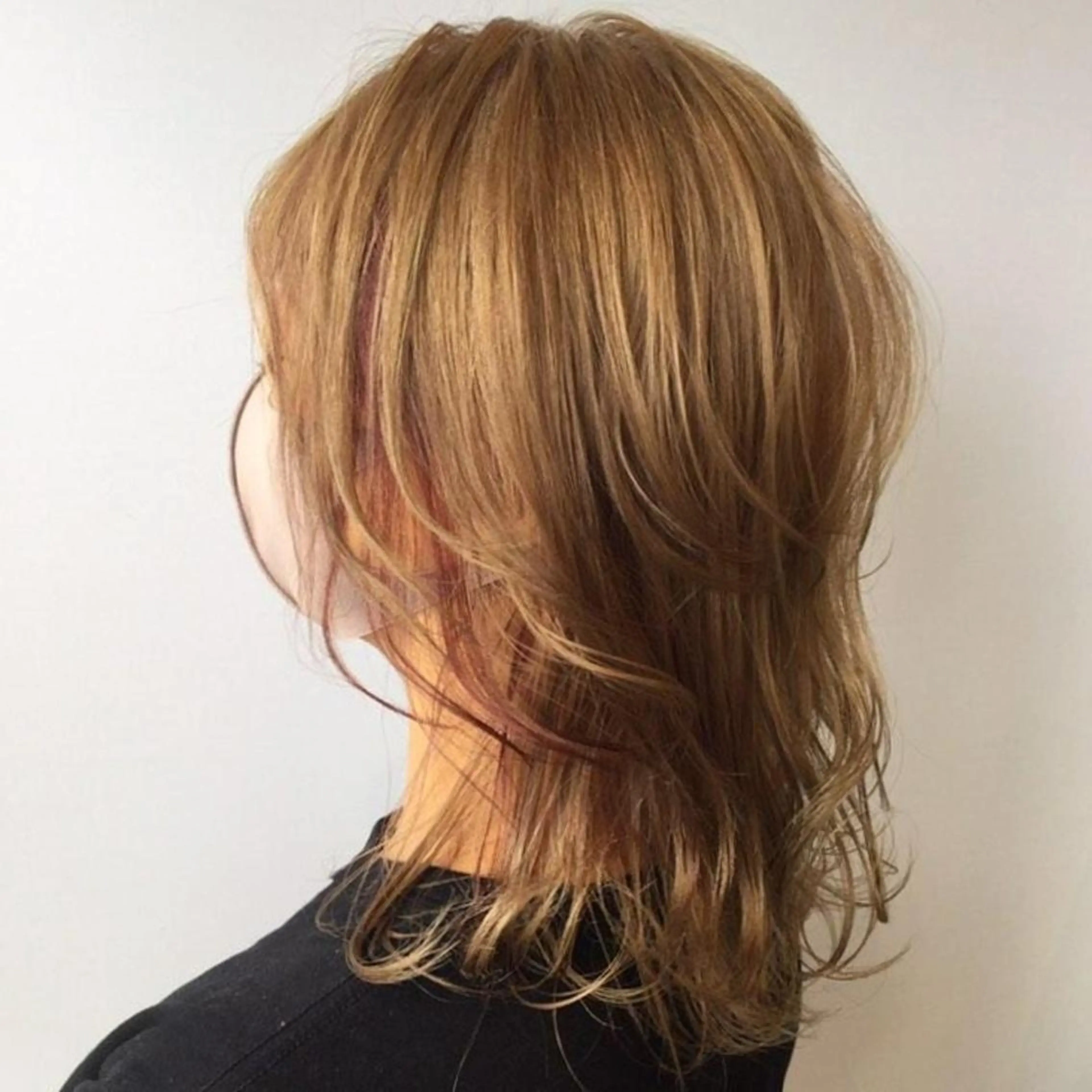 ミディアム カラー カット ヘアカラー ブリーチ/ヘアケア/ 艶髪/イギチハルのヘアスタイル