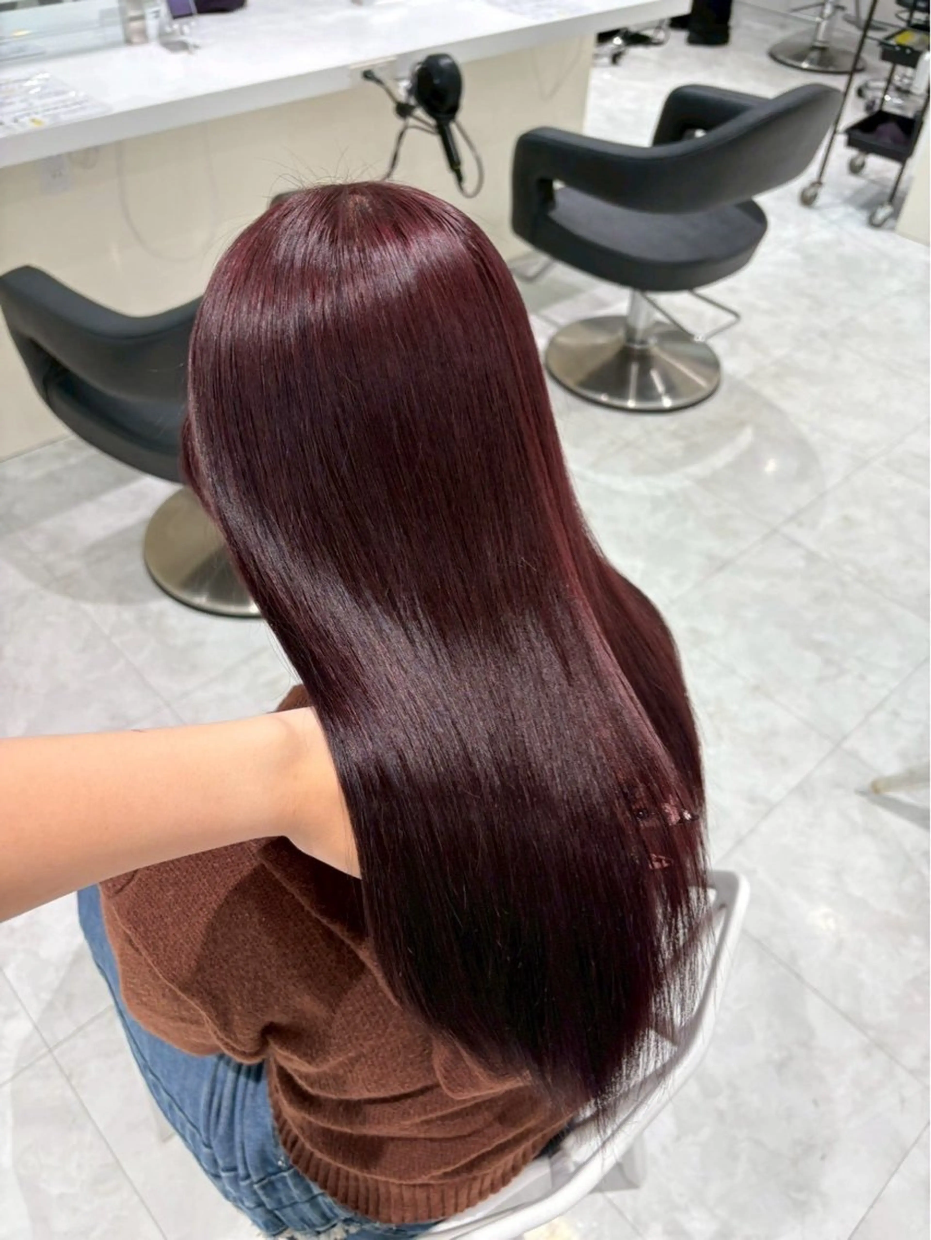 ロング カラー 越智 海斗のヘアスタイル