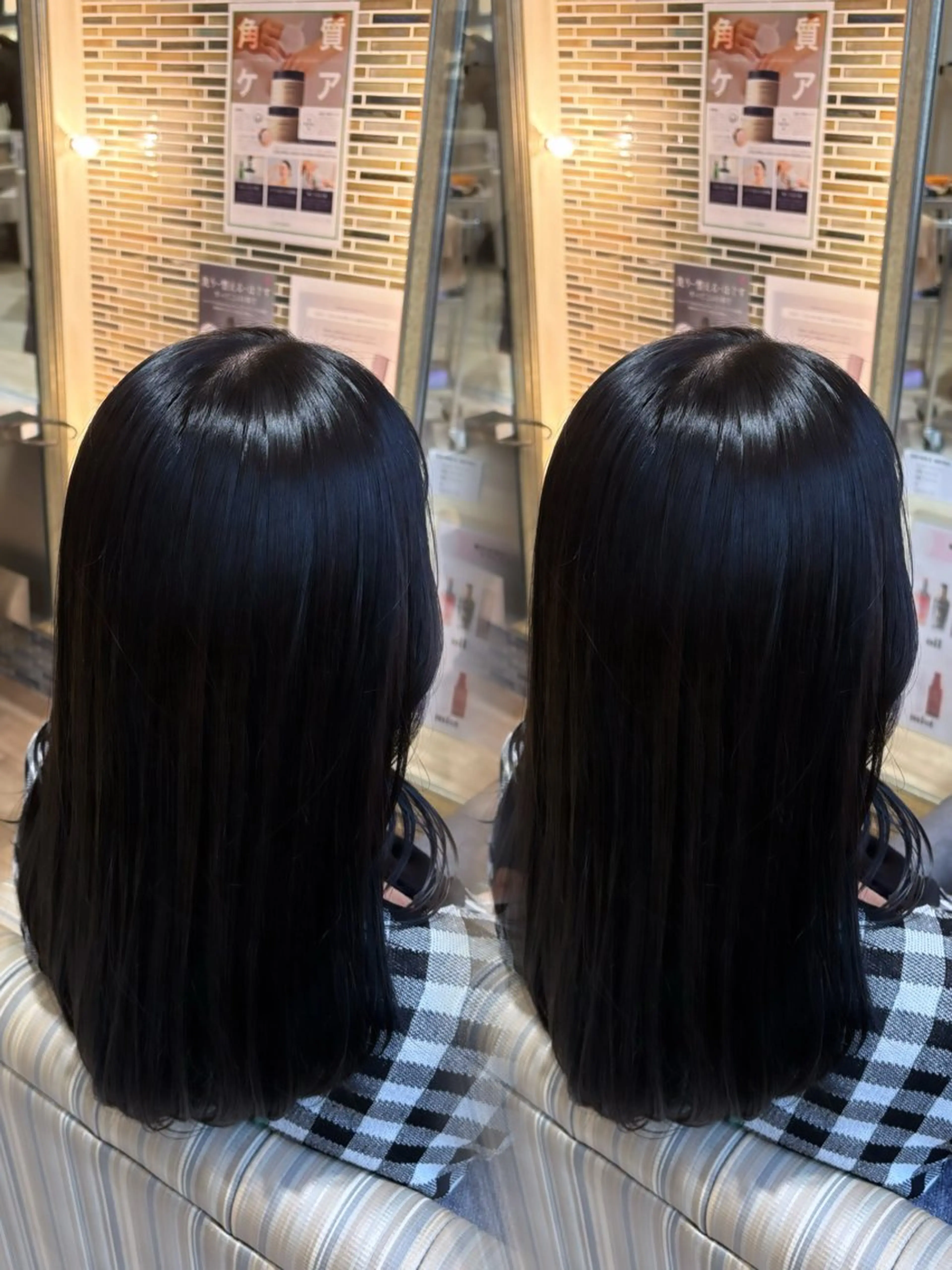 ロング ヘアカラー 杉本 奈々美のヘアスタイル