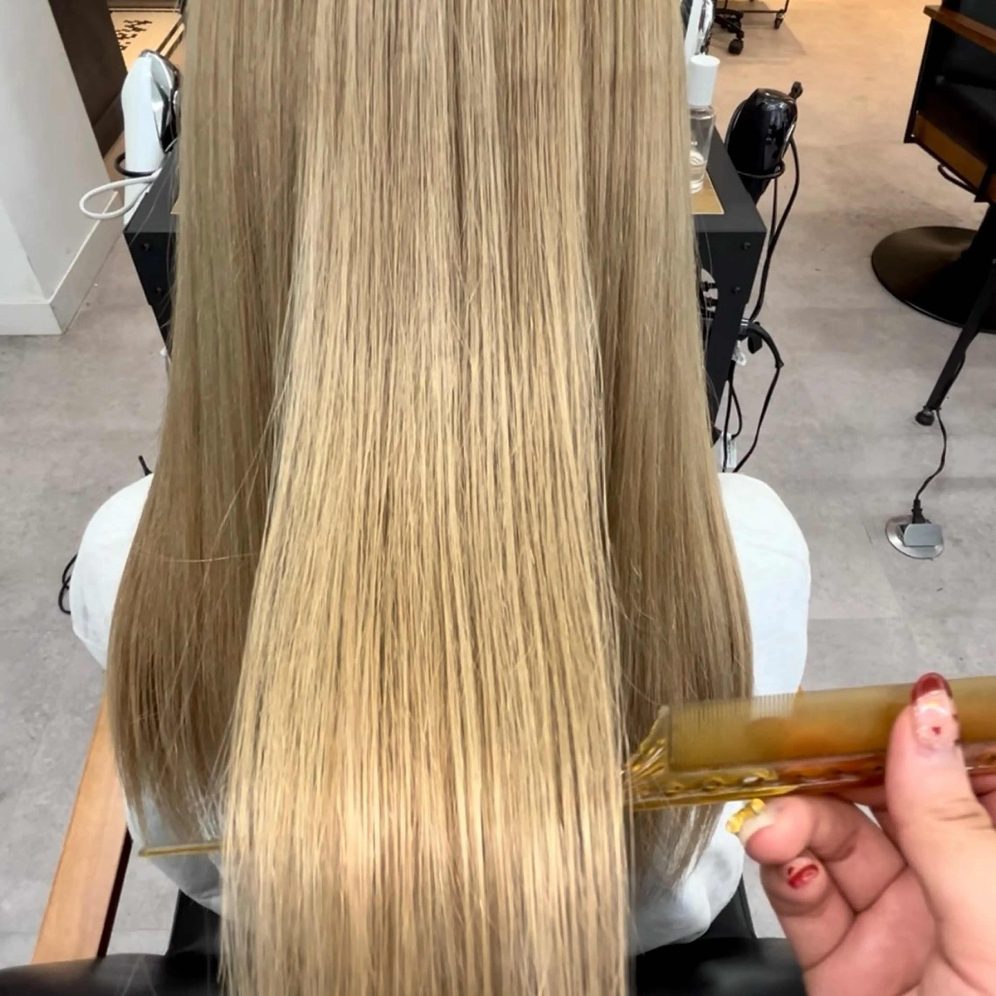 ロング カラー ヘアアレンジ カット ヘアカラー 🎀オタク美容師艶髪 カラーERINA🎀のヘアスタイル