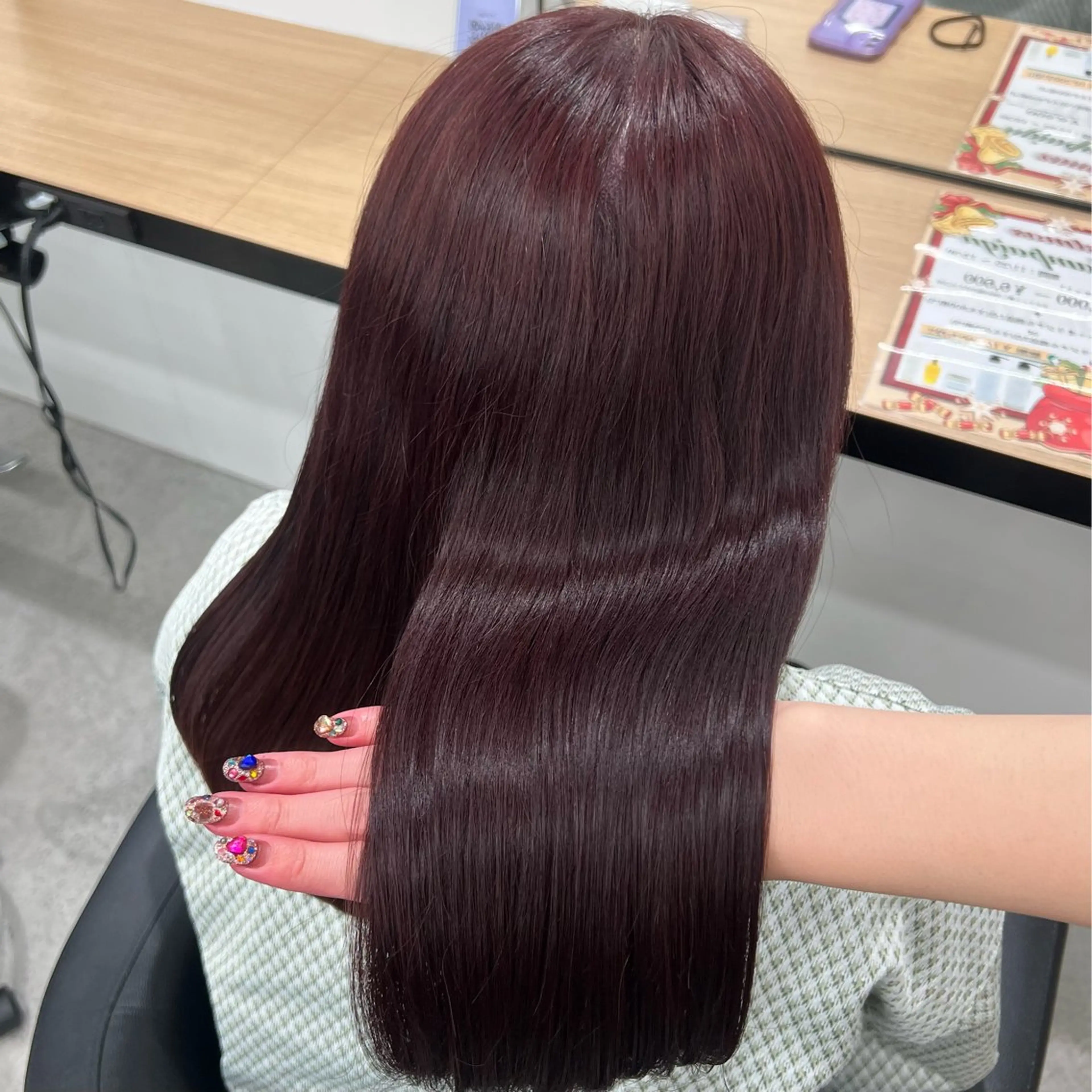 💓ワンカラー人気クーポン💓【🎀韓国風愛され暖色カラー➕ヒアルロン酸Tr➕炭酸spa🎀】ワンカラーでできる艶暖色♡の写真