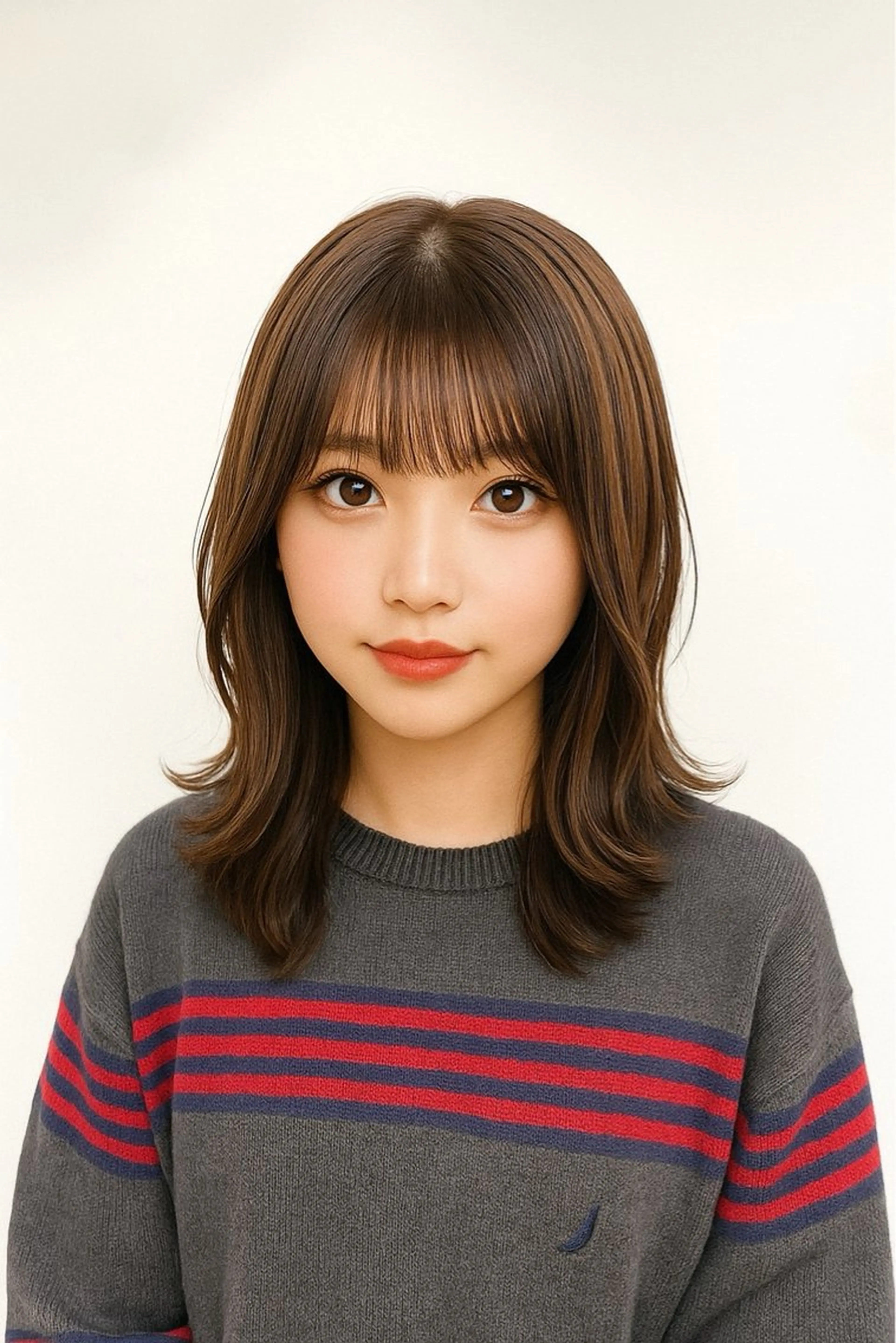 ミディアム カラー ヘアカラー トリートメント 年間1500人担当 代表 南一路のヘアスタイル