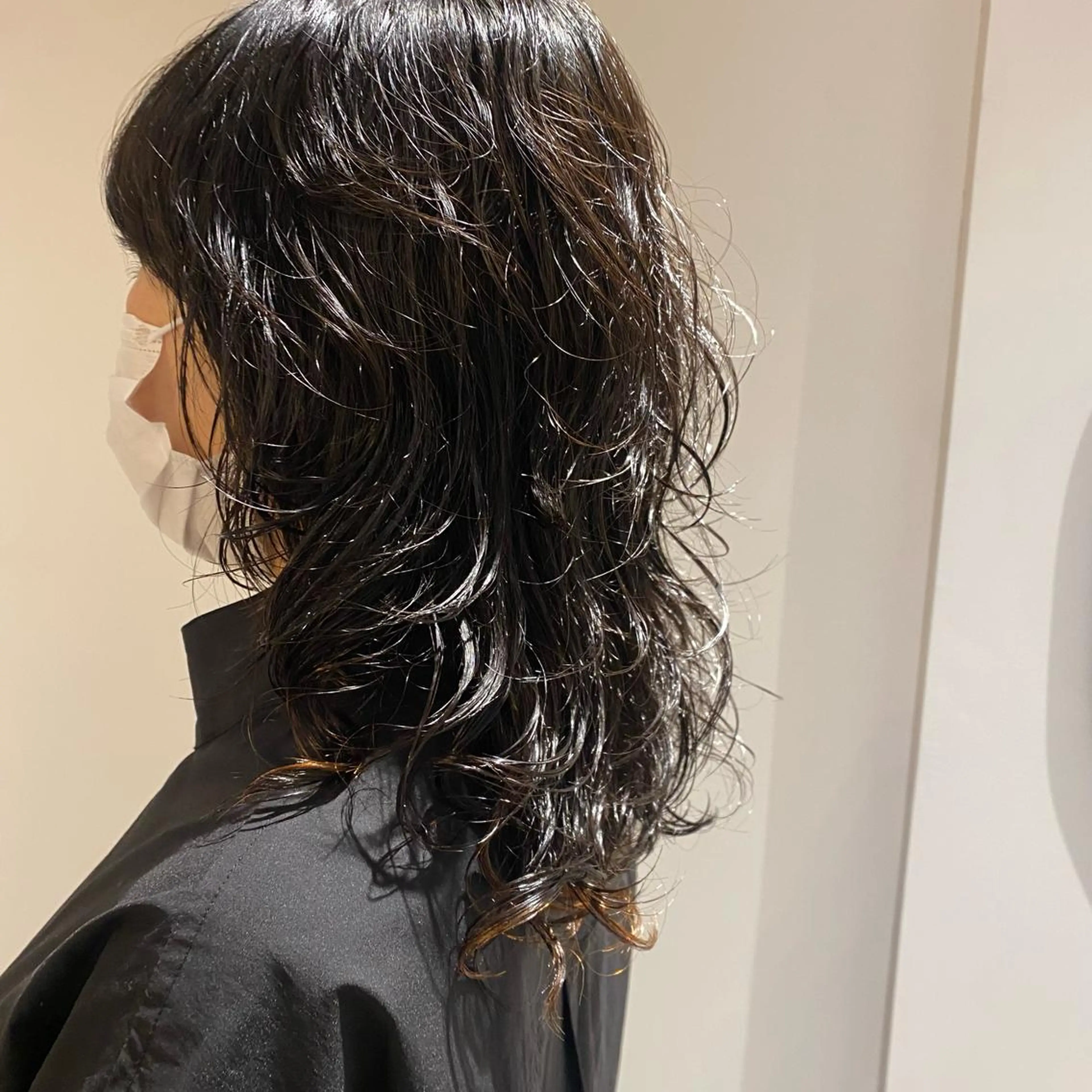 セミロング パーマ 似合わせ美髪ヘア✨ 天王寺.阿倍野🌈のヘアスタイル