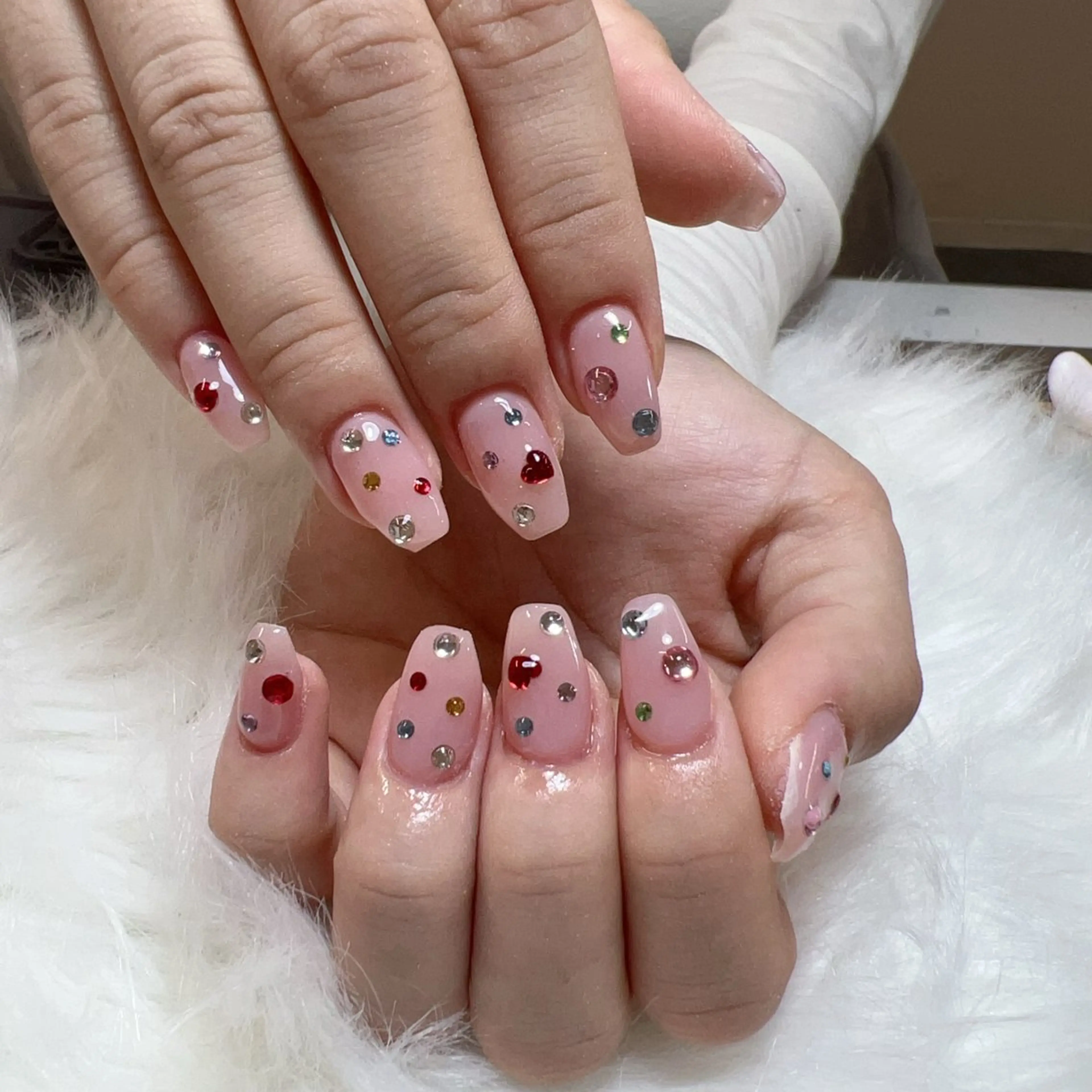 ネイル ハンドネイル 🍄Rina🍄 韓国風ネイルのネイルデザイン