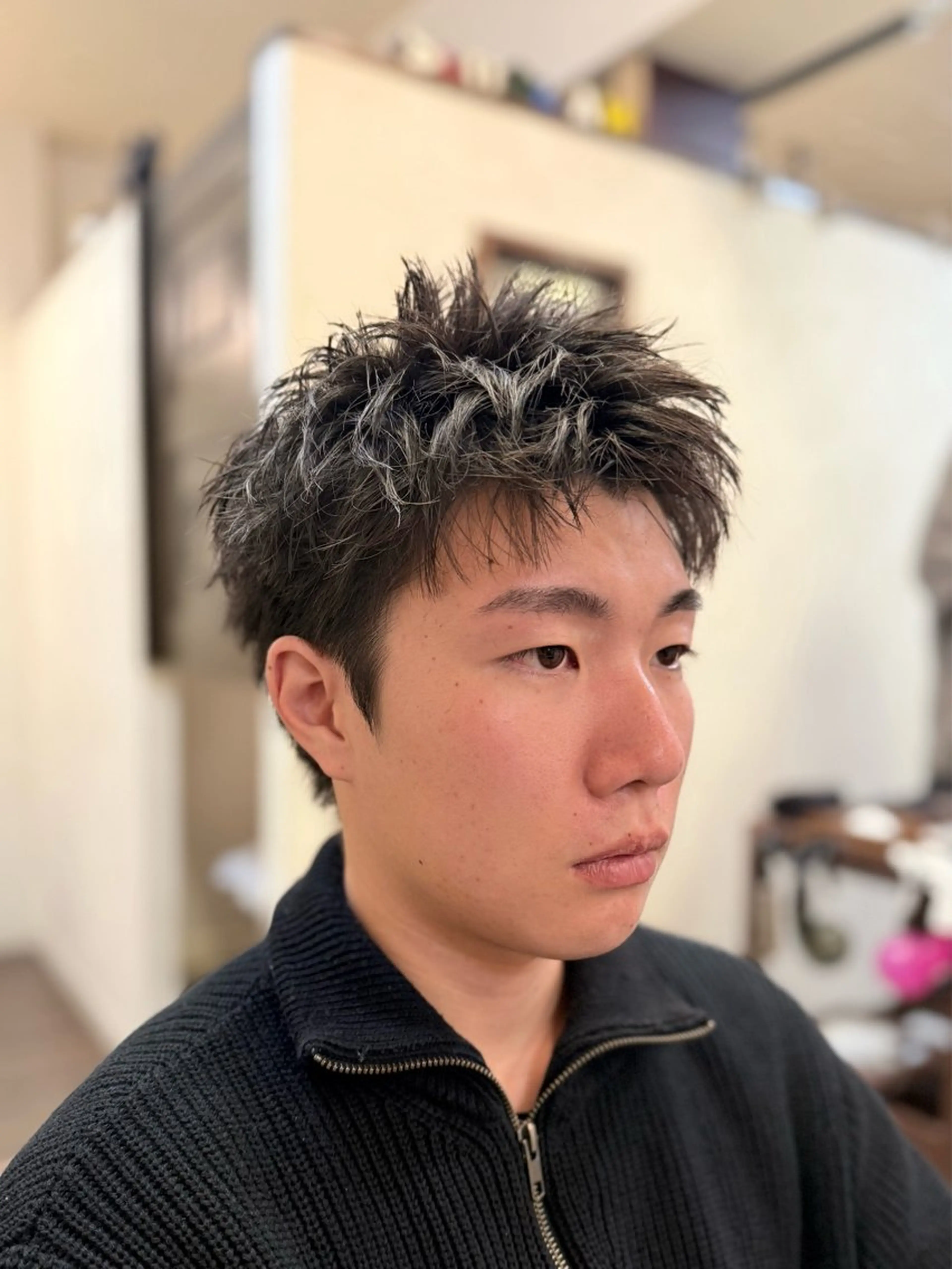 ショート メンズ メンズ/スパイキー ショート/isseyのヘアスタイル