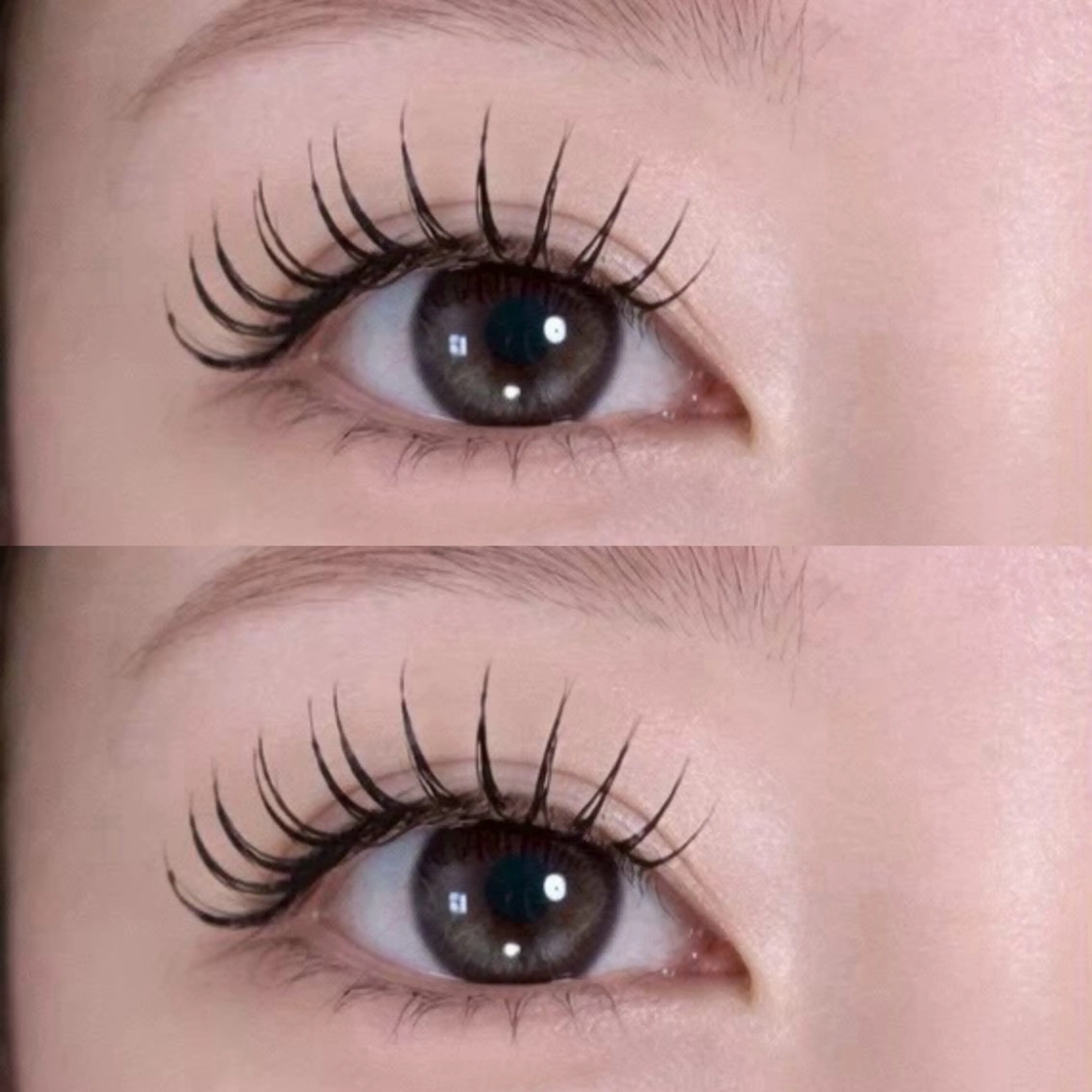 【オフ無料】【束感仕上げ】フラットラッシュ130本の写真