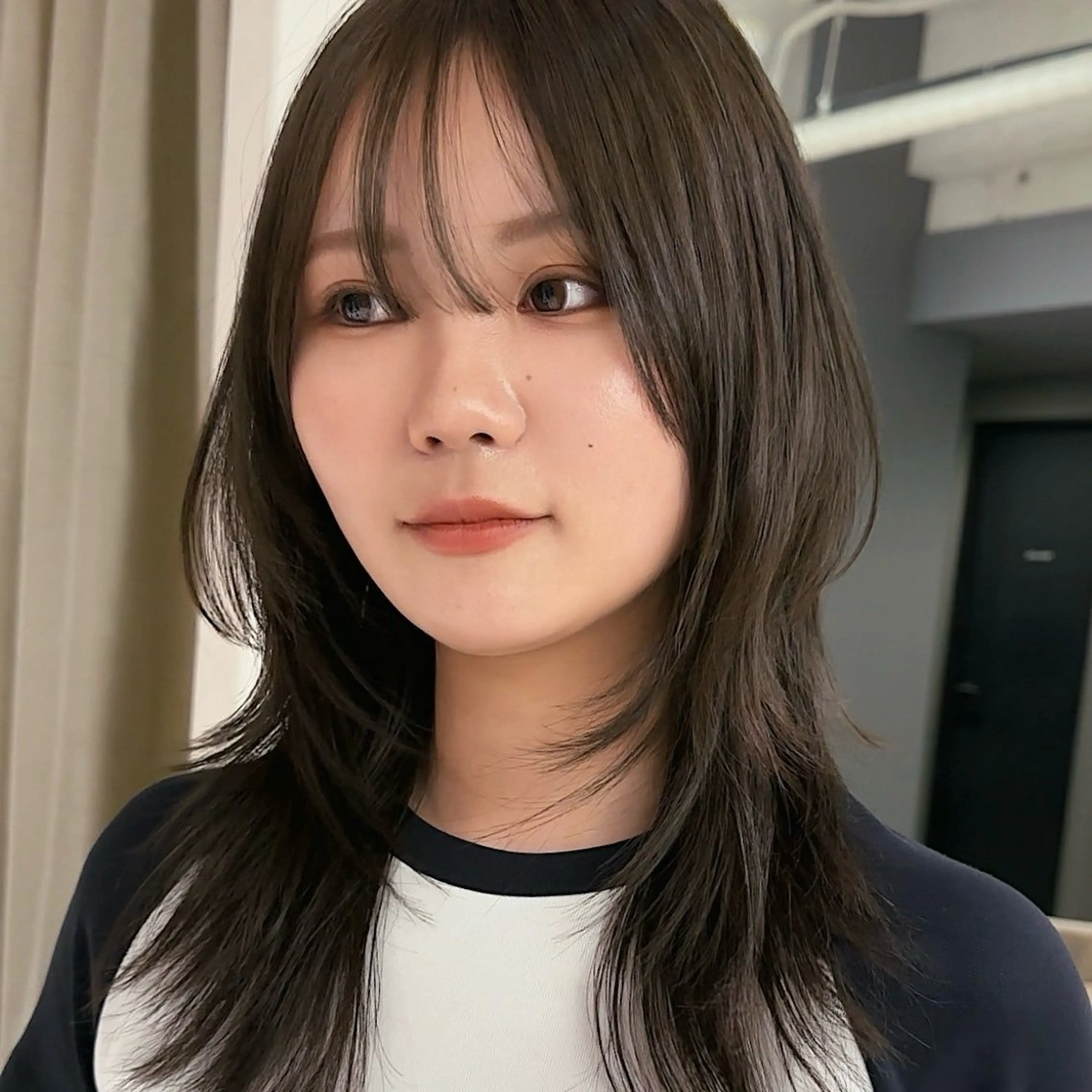 ミディアム 中田 姫歌のヘアスタイル