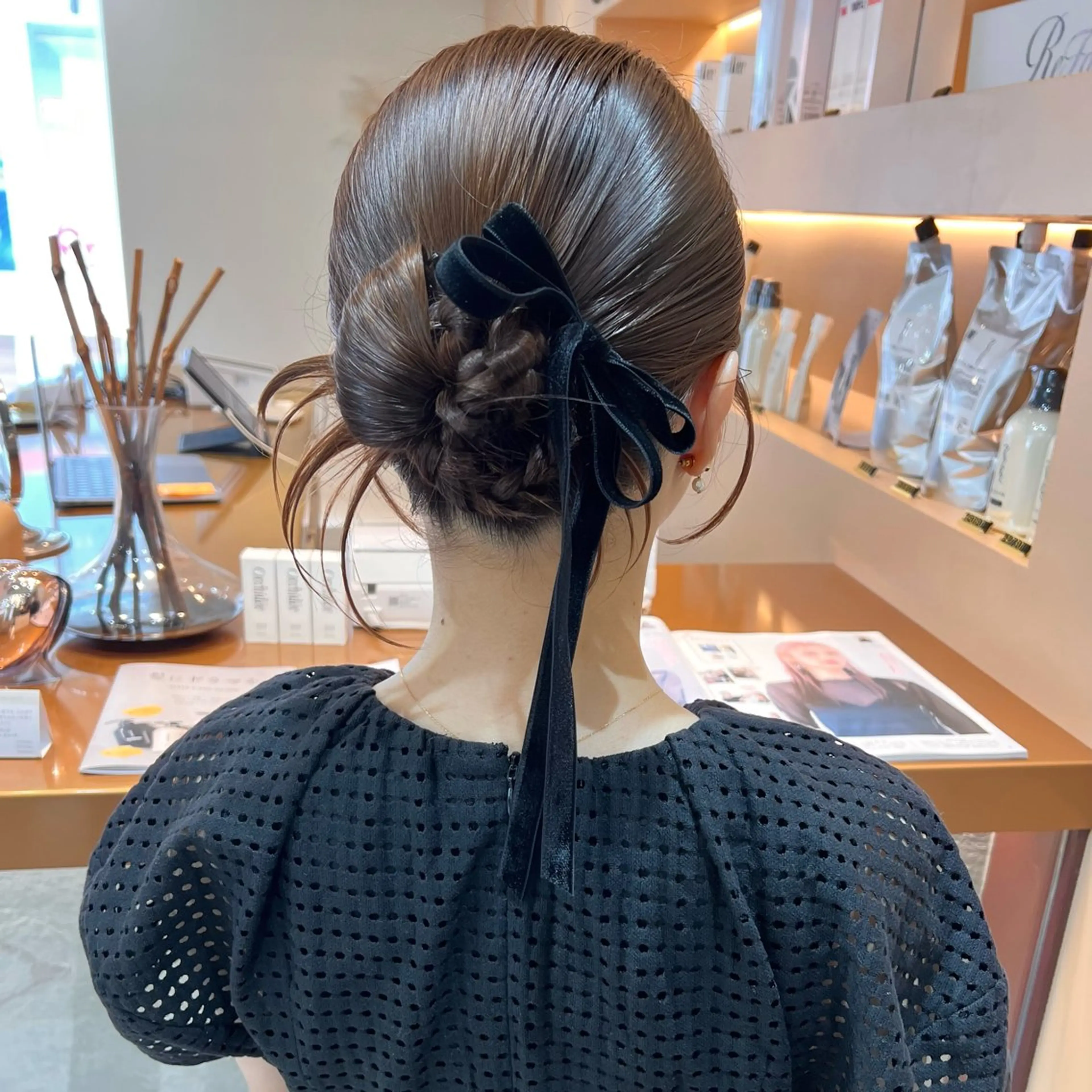 セミロング ヘアアレンジ ヘアセット ✨カチモリ✨レイヤー 韓国ヘア🇰🇷ゆいのヘアスタイル