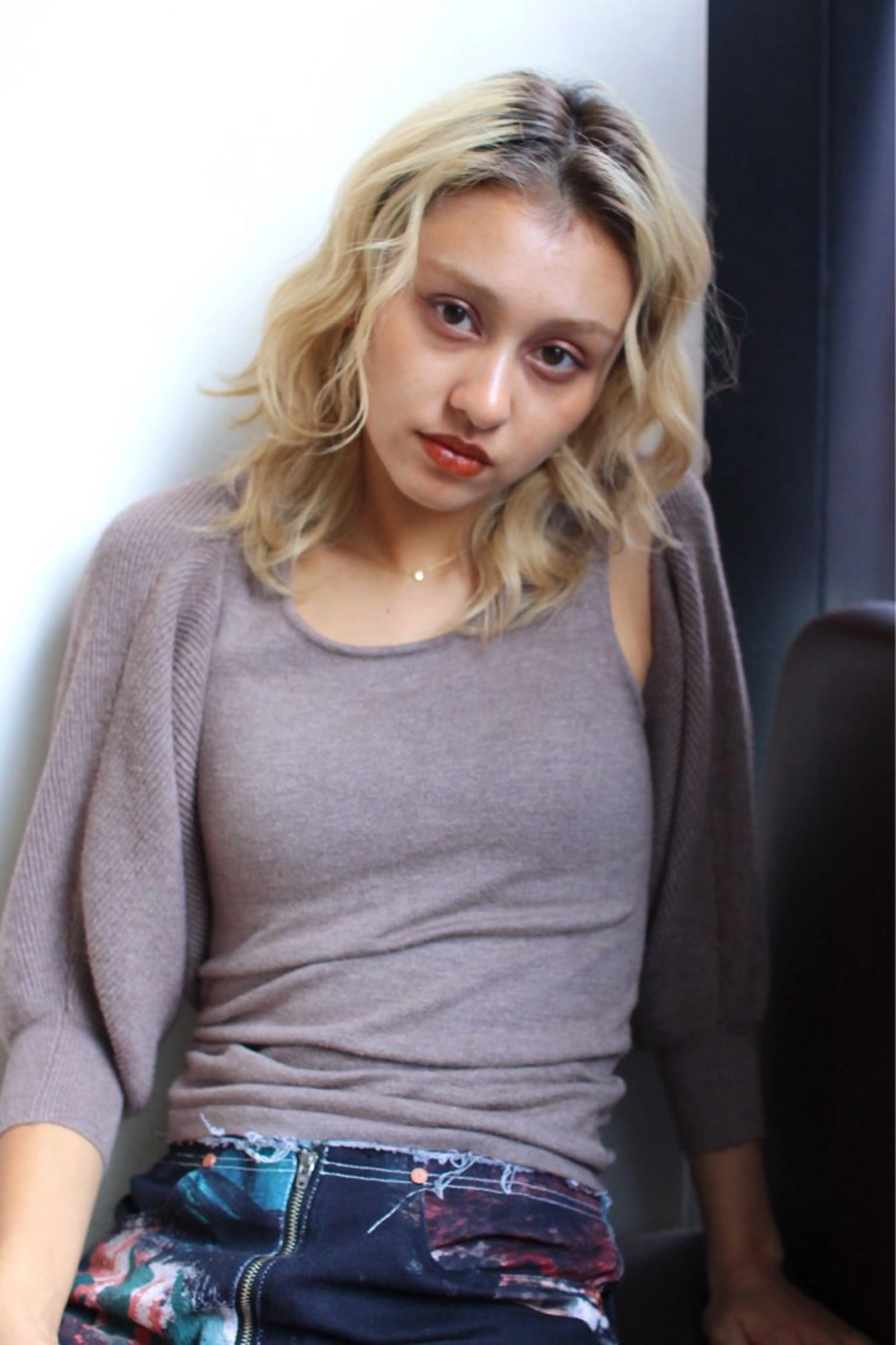 セミロング パーマ セミロングパーマ デジタルパーマ カット パーマ 千 田のヘアスタイル