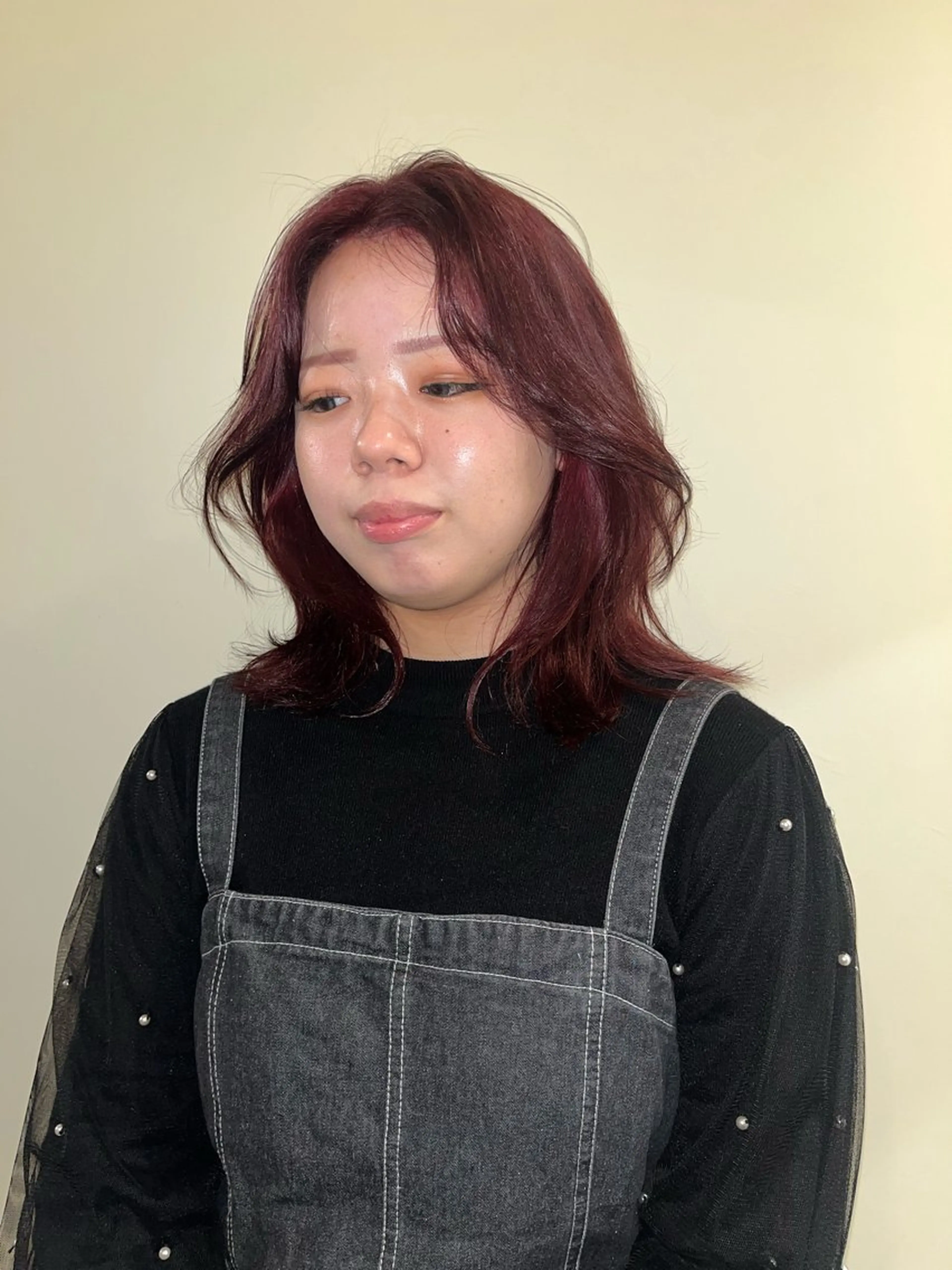 ミディアム ヘアカラー 🦮shiori アイドルオタク🦮のヘアスタイル