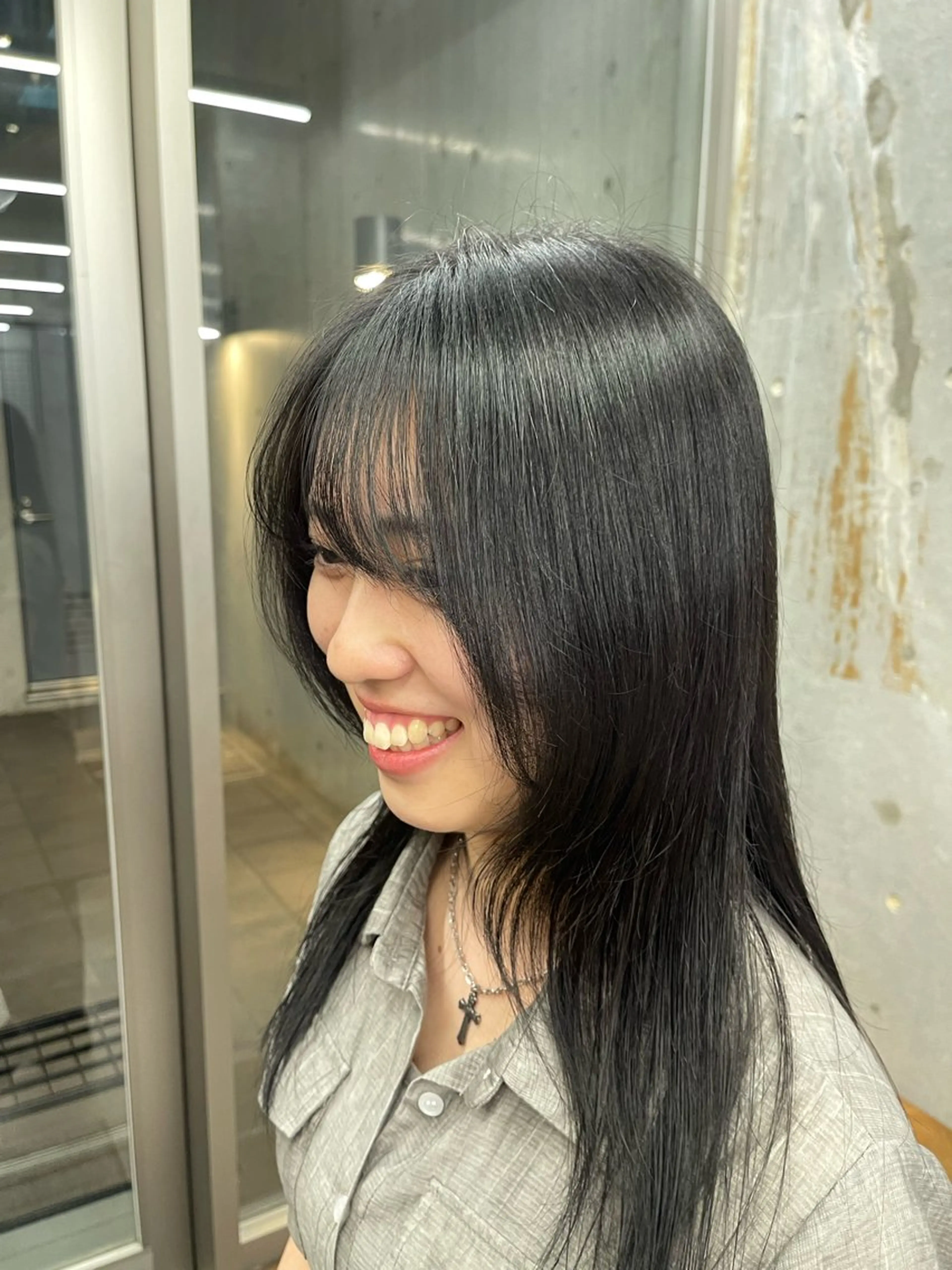 セミロング ヘアカラー トリートメント ハイトーン×デザイン 似合わせ/Yoheiのヘアスタイル