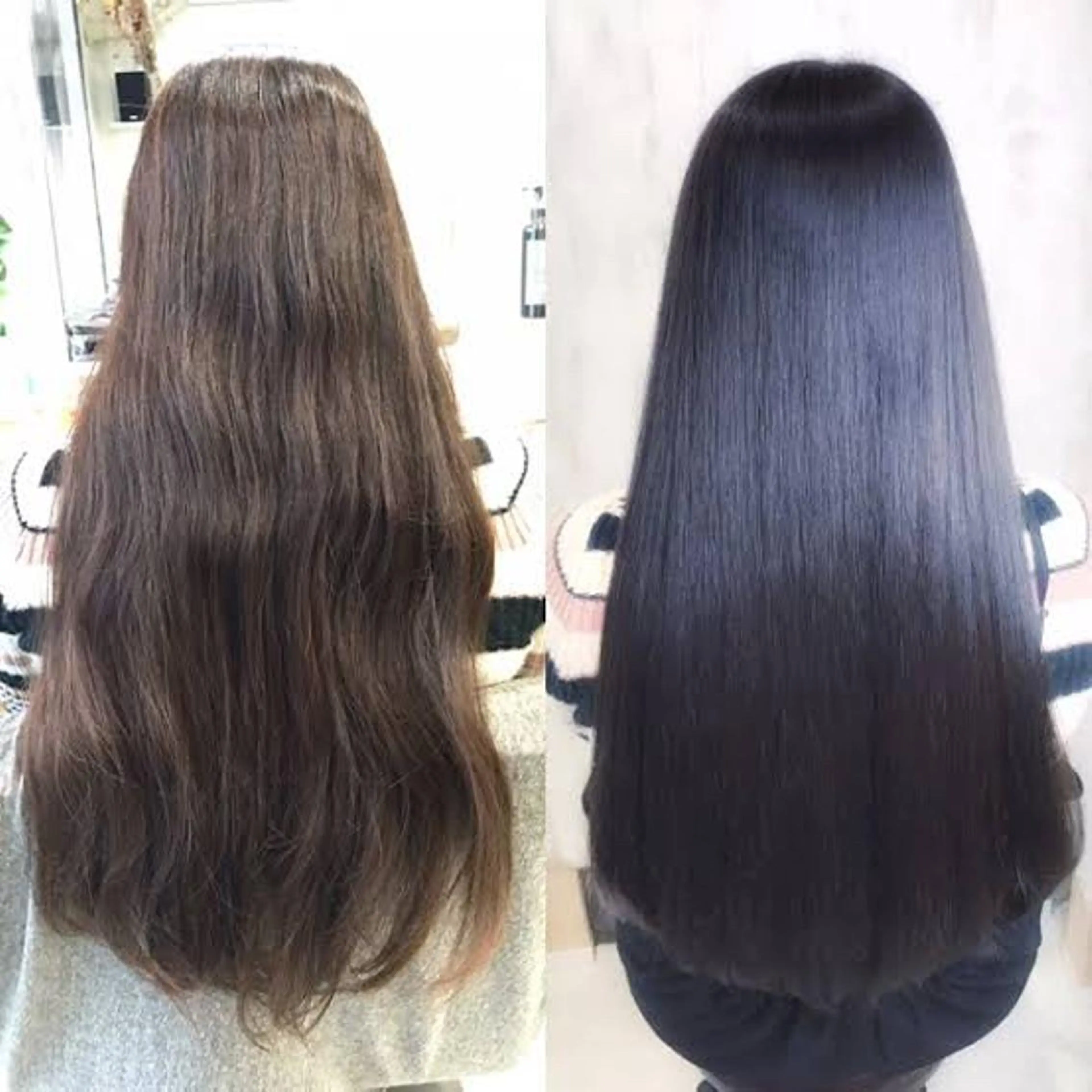 セミロング パーマ 縮毛矯正 カット ヘアカラー 縮毛矯正 トリートメント DEST所属・吉野 瑳桜のヘアスタイル