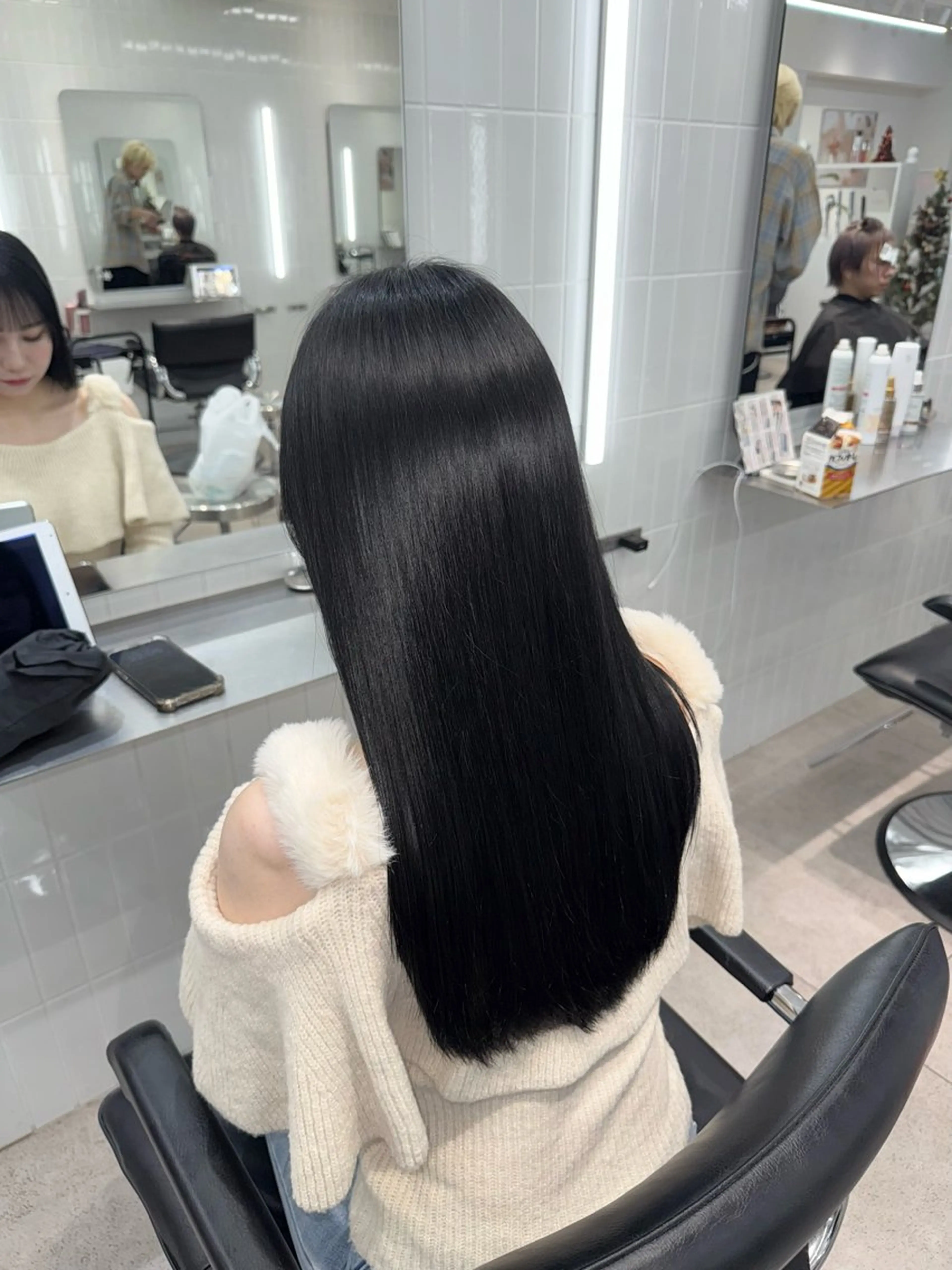 ロング ヘアカラー トリートメント 大人の海外ハイライト coconoのヘアスタイル