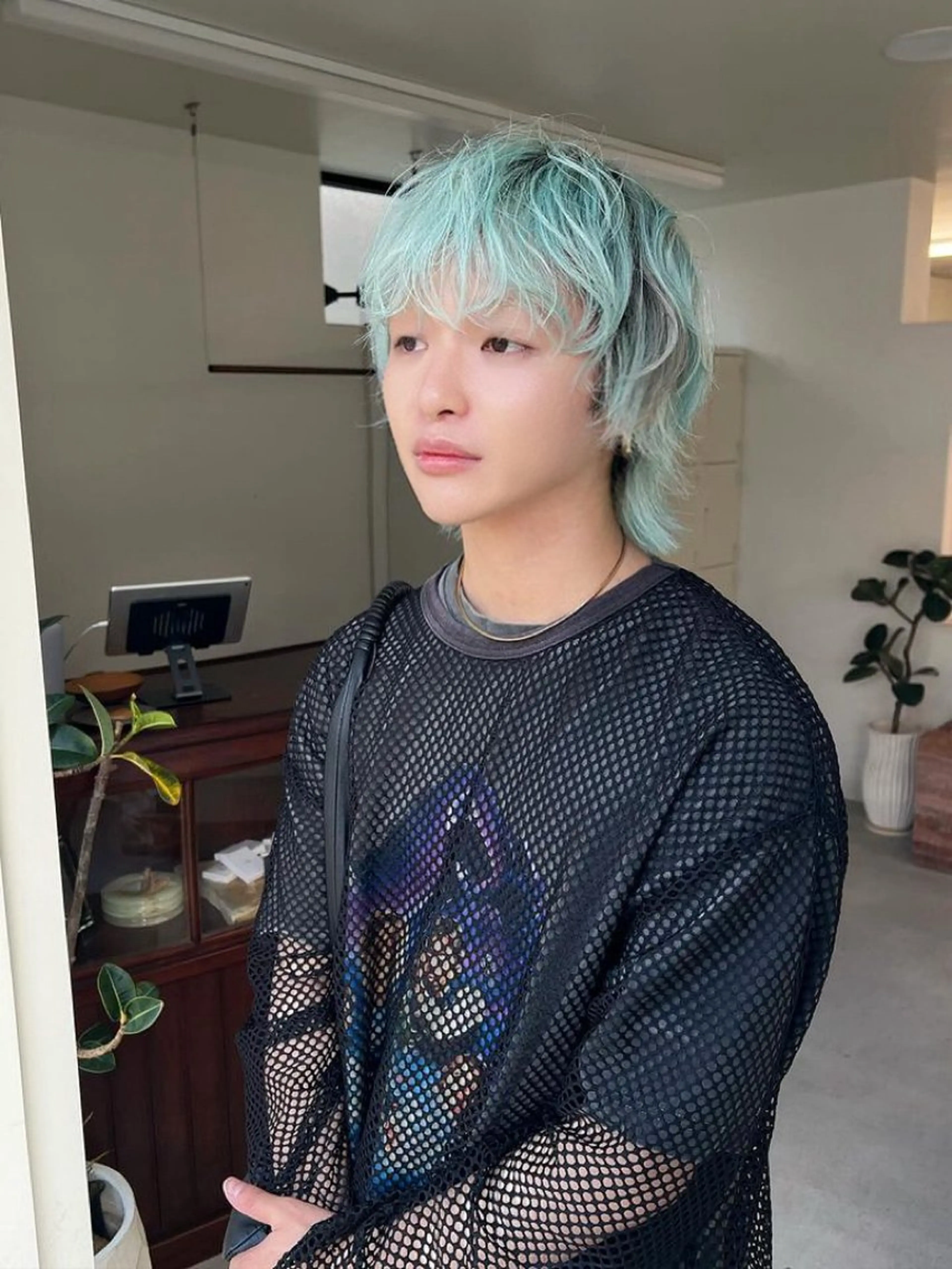 カラー メンズ ヘアカラー 浅野 匠のヘアスタイル