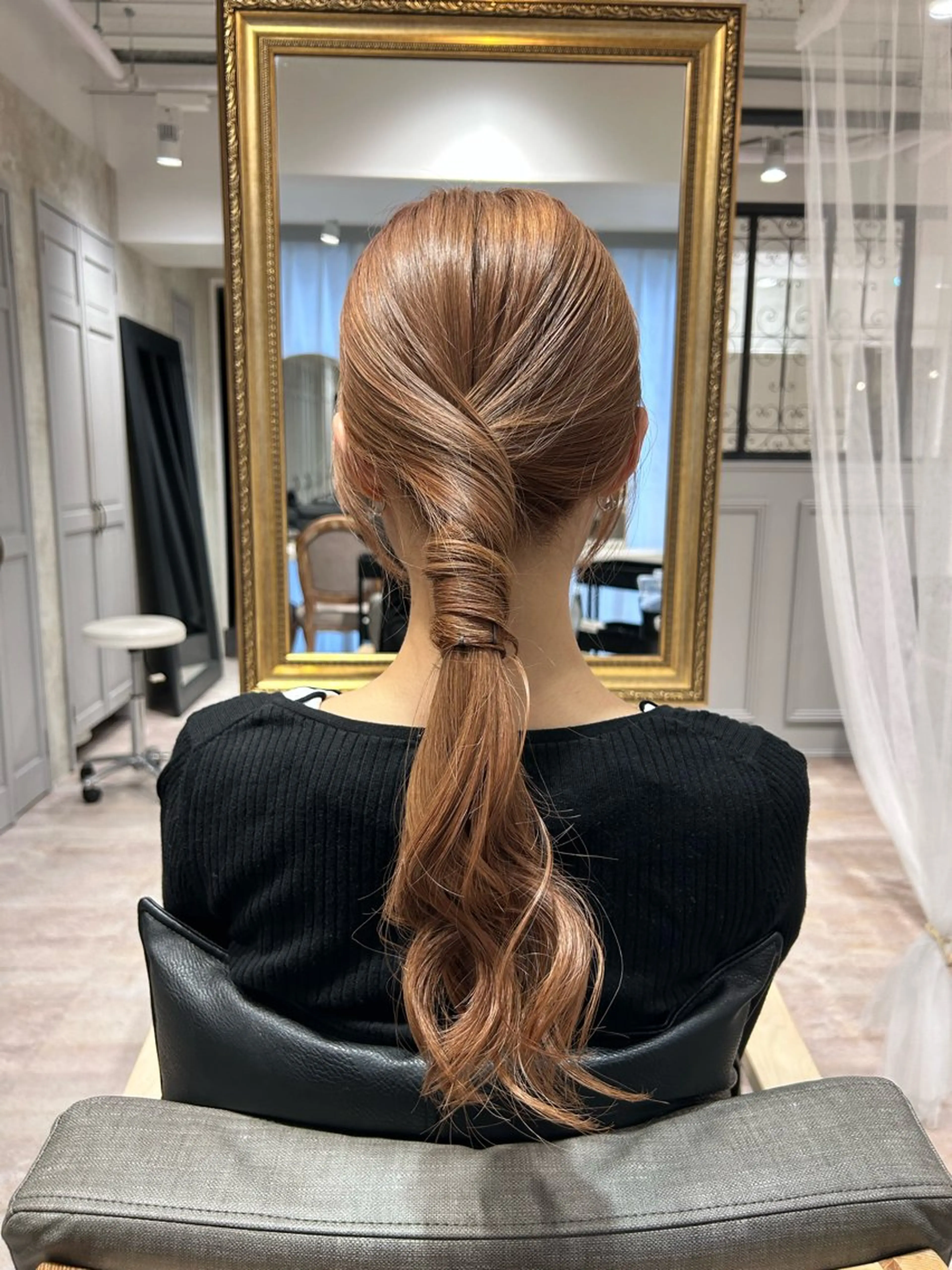 セミロング 徳永 侑紀のヘアスタイル