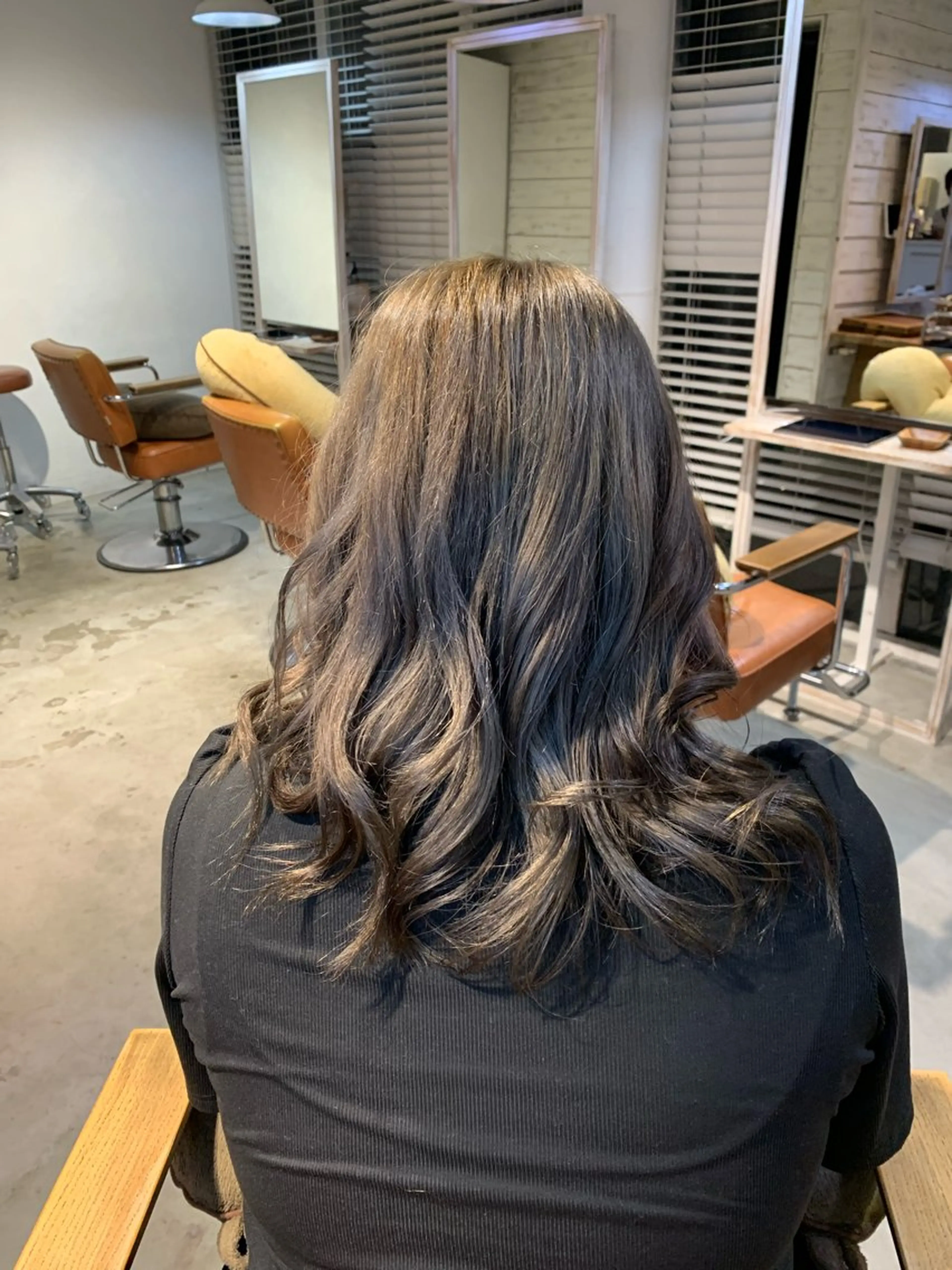 ミディアム わこ★骨格診断カット 早朝➕仕事終わりＯＫのヘアスタイル