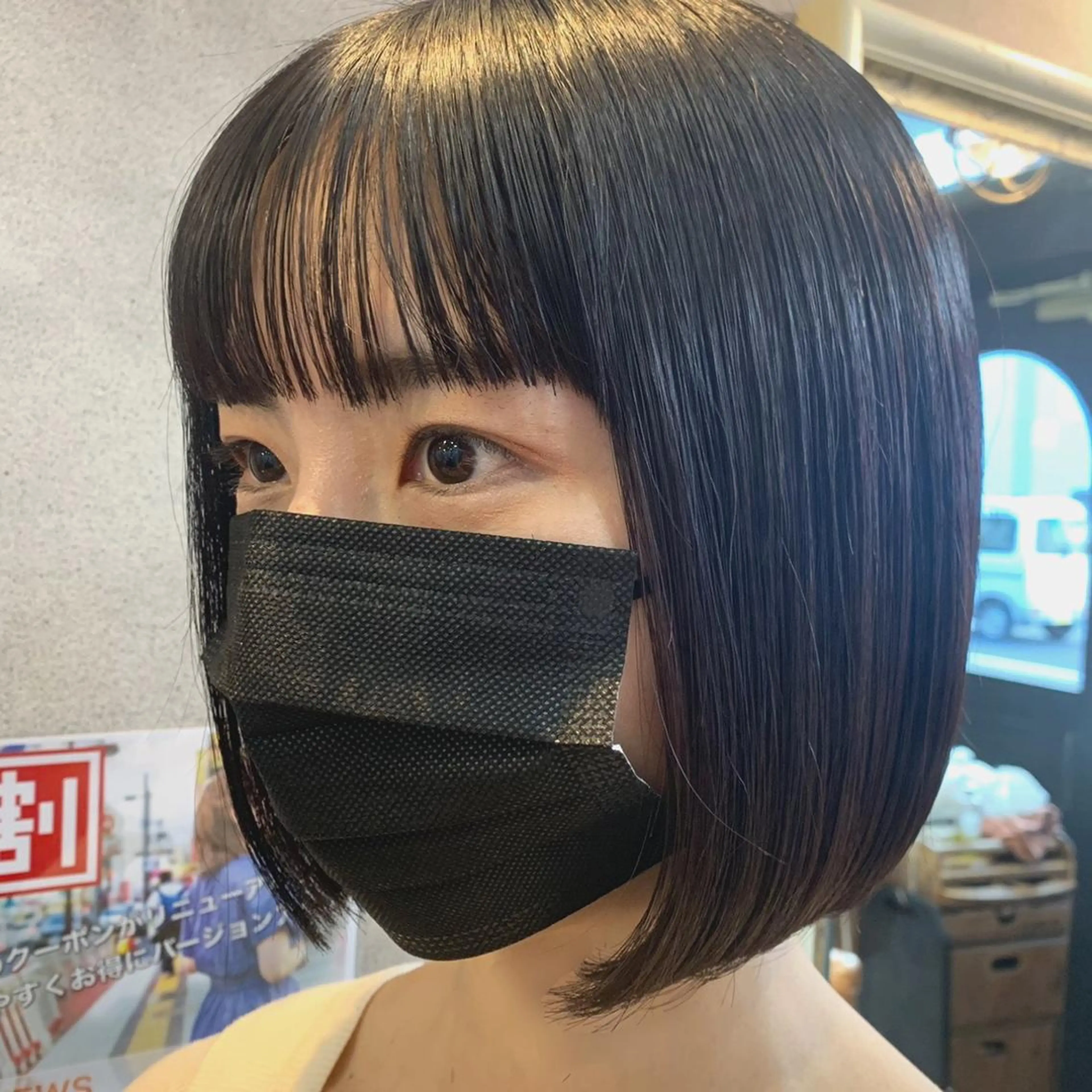 ショート ボブ カット ヘアカラー 縮毛矯正 トリートメント SOYON 🤍CHIZU🤍.のヘアスタイル