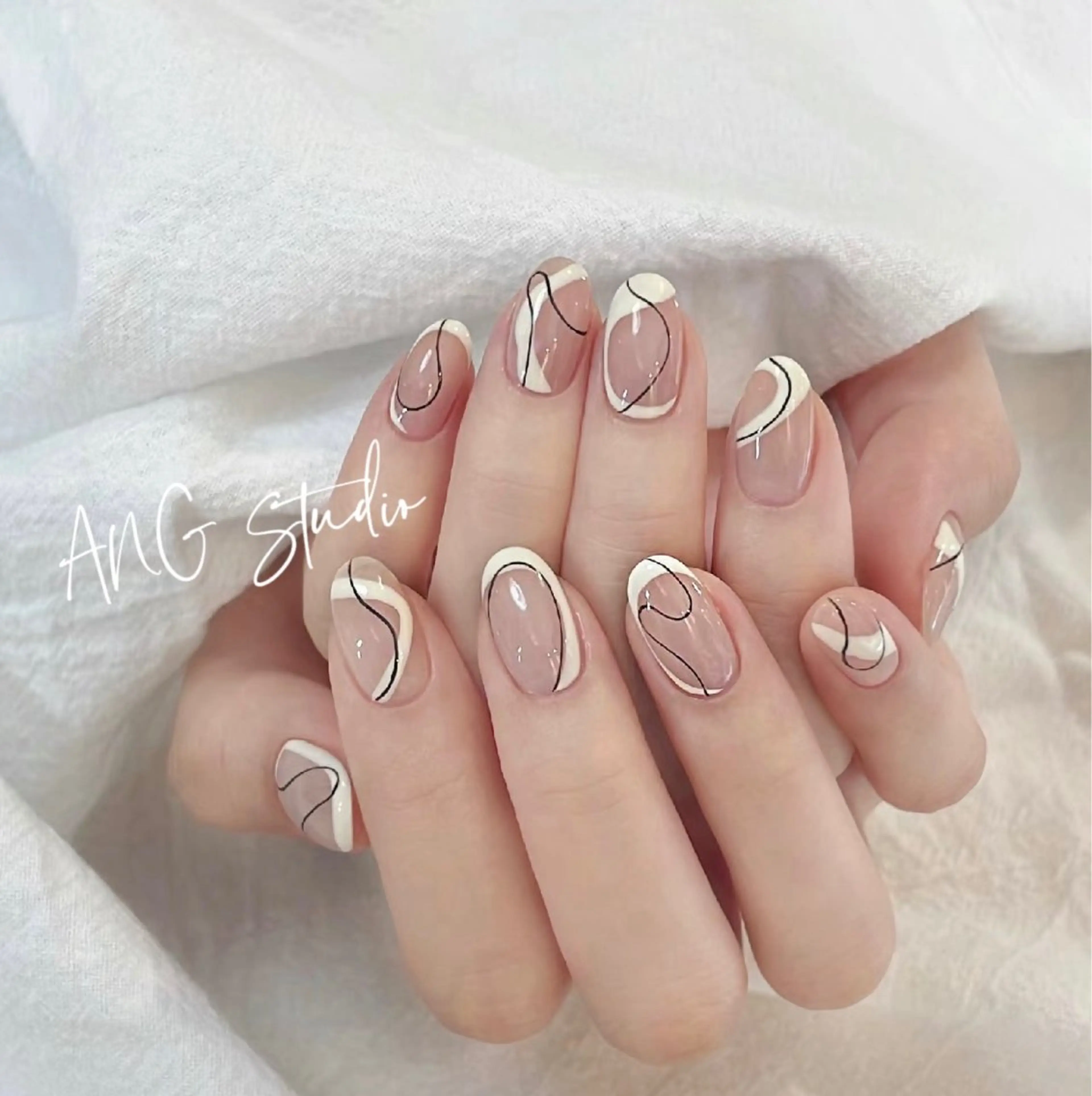 ネイル ハンドネイル ハンドケア ANG Studioのネイルデザイン