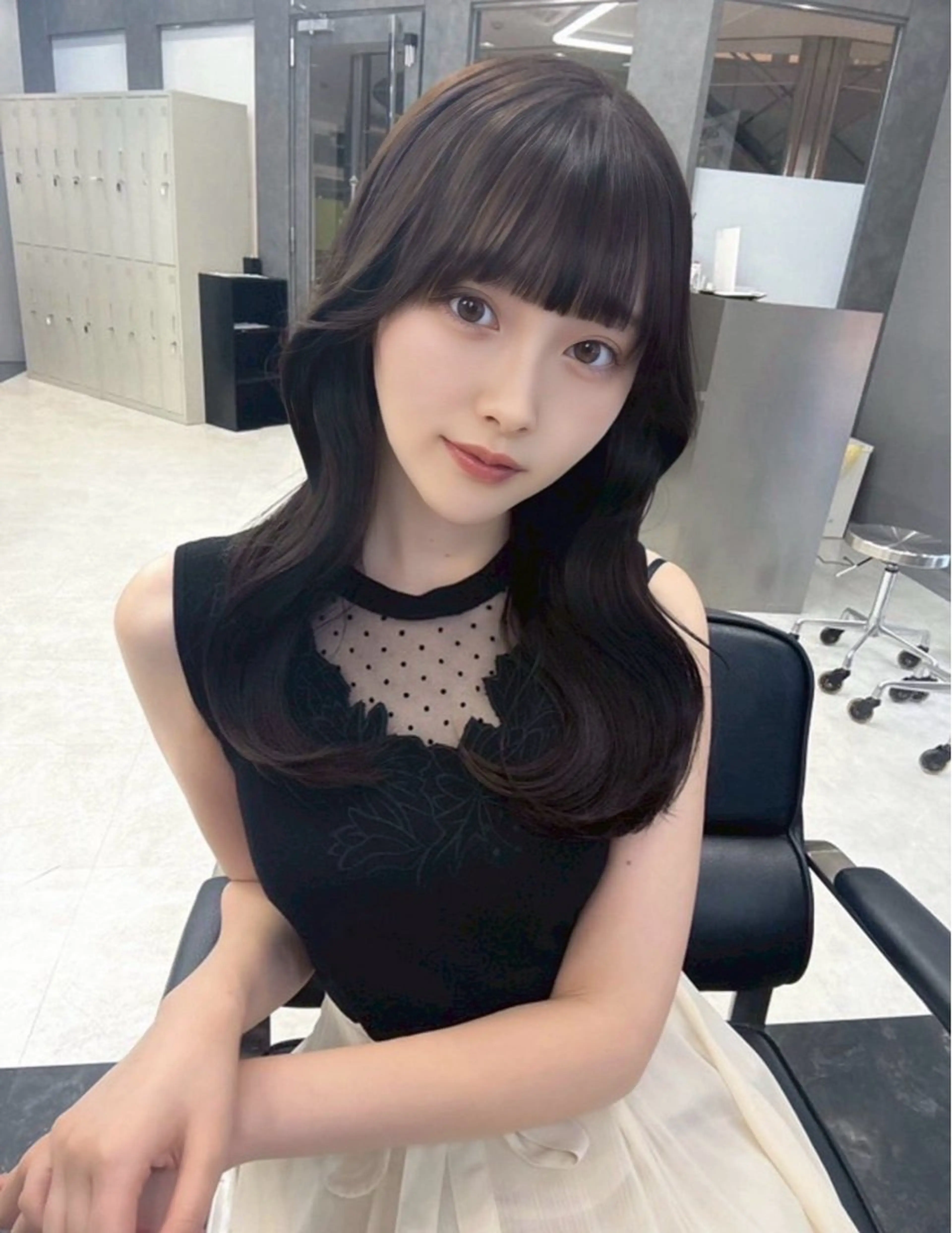 ロング カラー ヘアアレンジ ヘアカラー トリートメント ケアブリーチ/透明感 カラー🤍YURIAのヘアスタイル