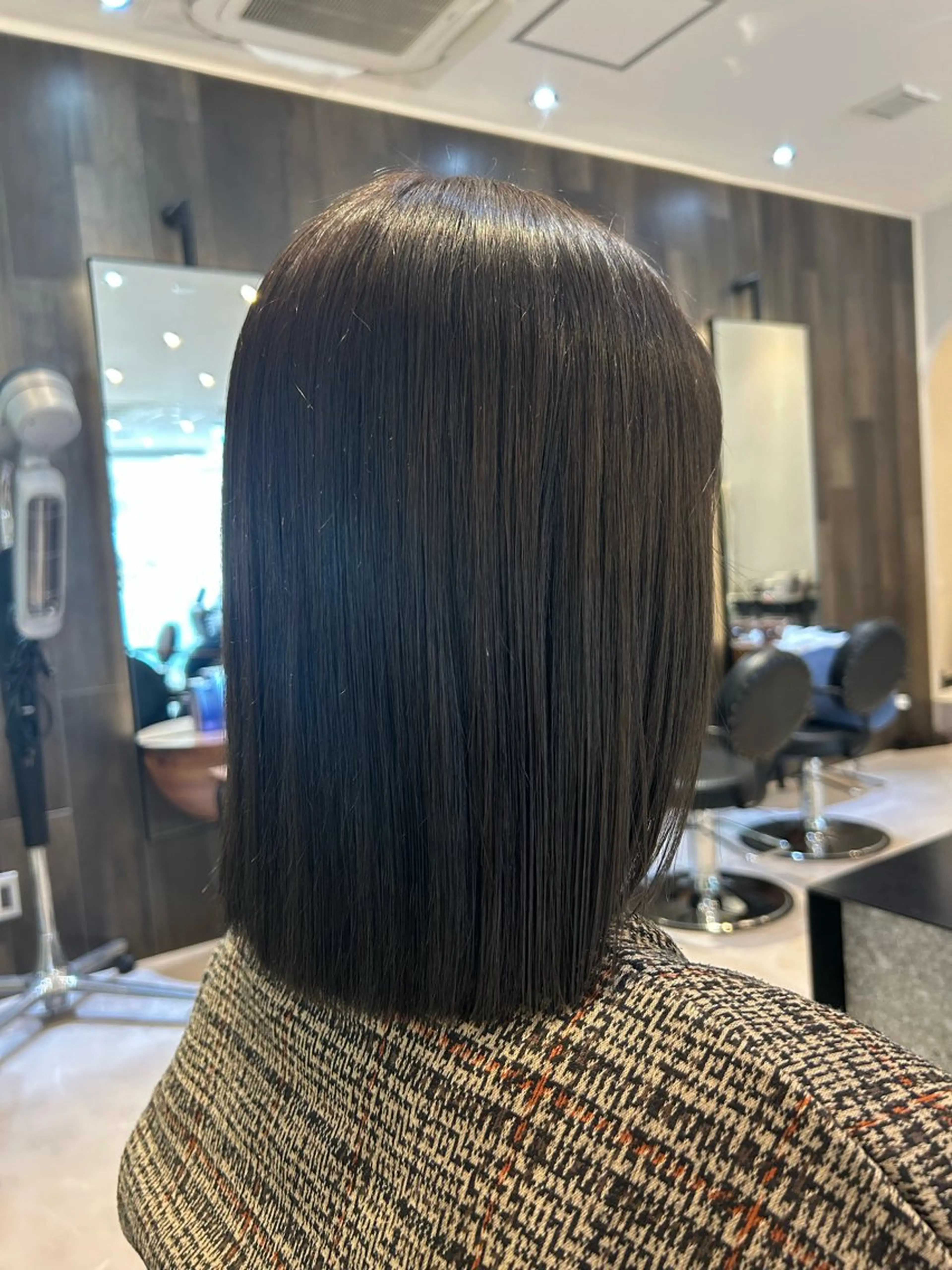 ミディアム カラー 縮毛矯正/カット/ 韓国ヘア/蛯原🍤のヘアスタイル