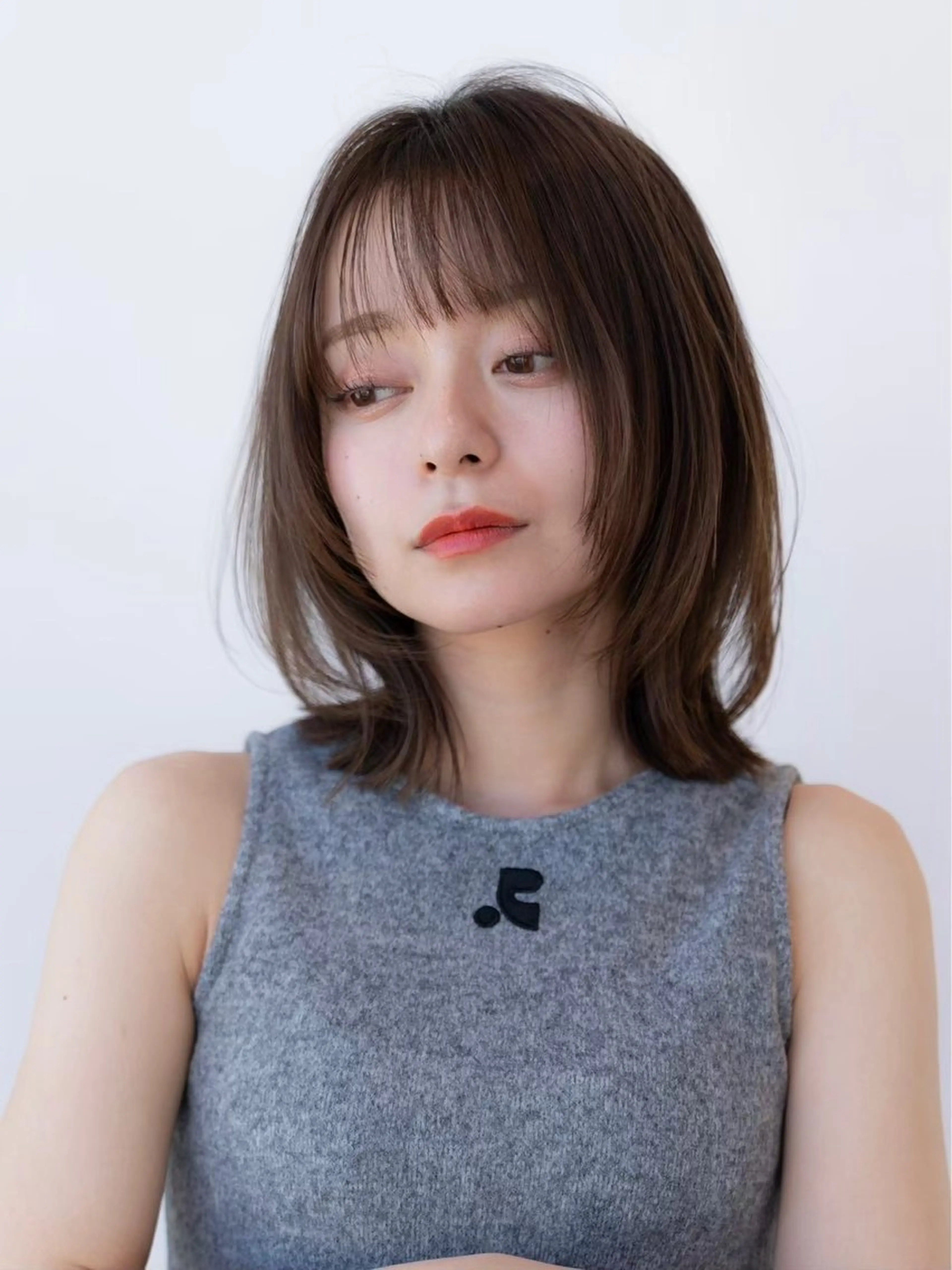 ミディアム いがらし ふうらのヘアスタイル