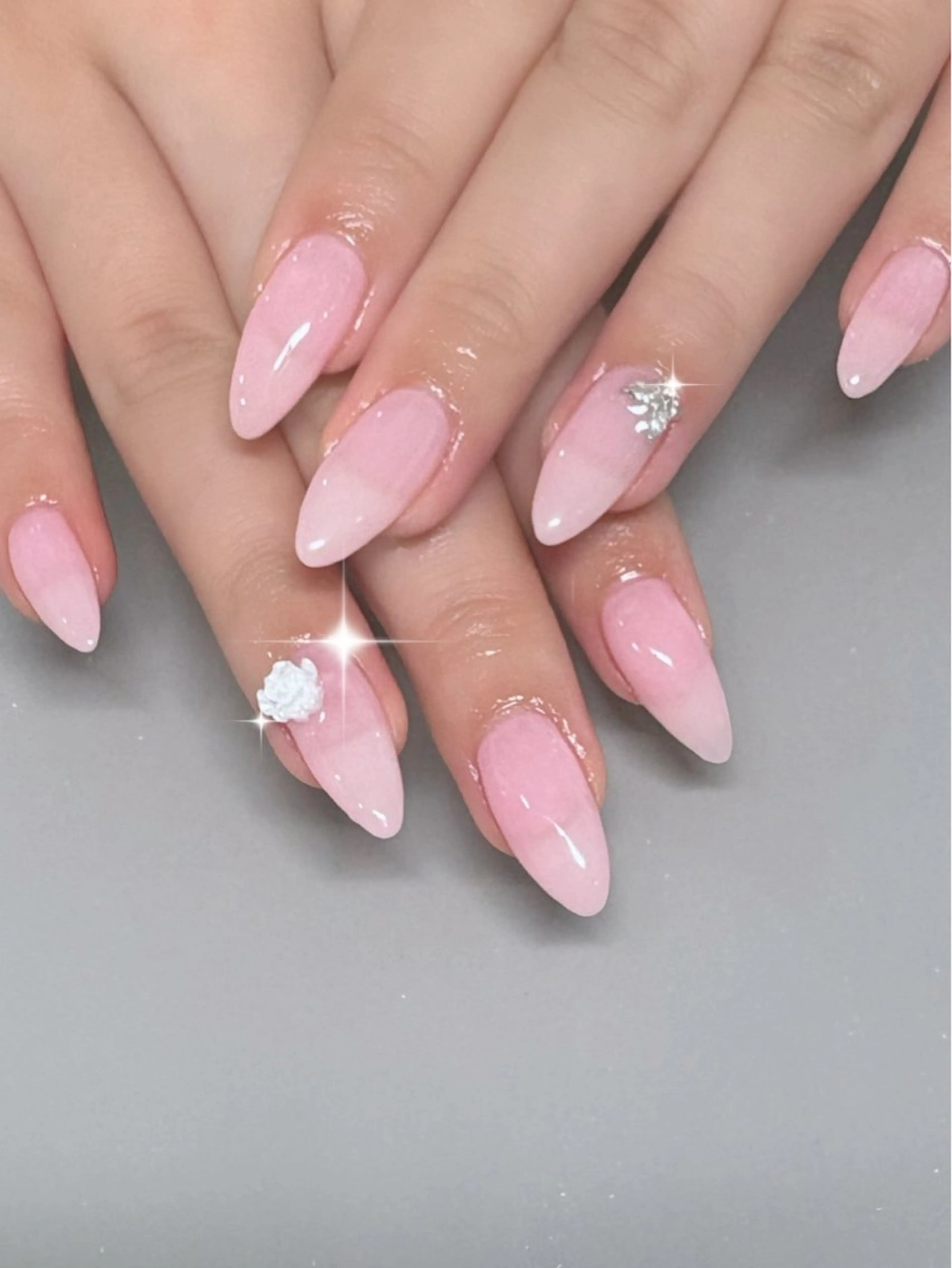 ネイル ハンドネイル 艶/マグネット/網紅 /韓国/岩下りほのネイルデザイン