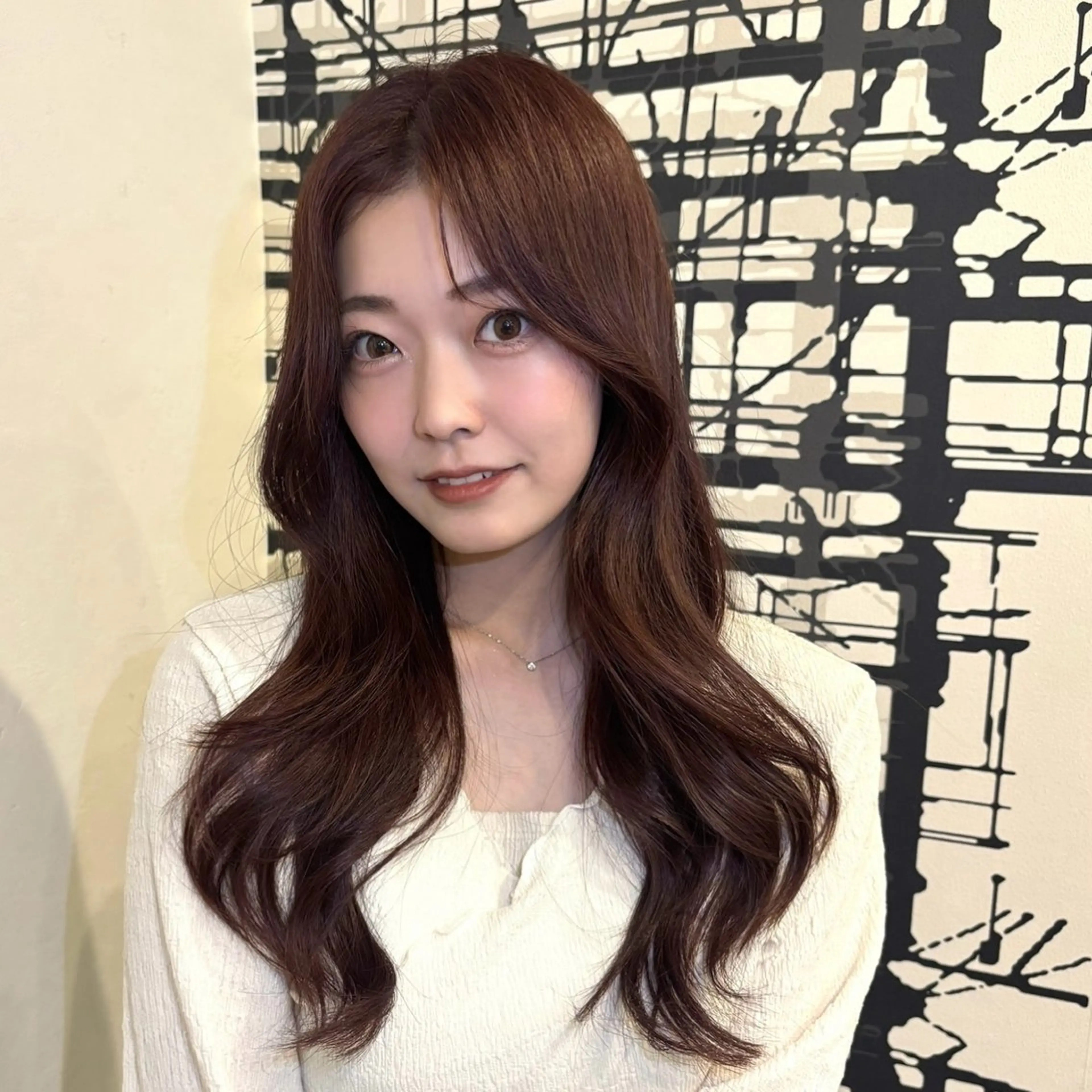 ロング カラー 透明感カラー/ くびれヘア/ユウユのヘアスタイル