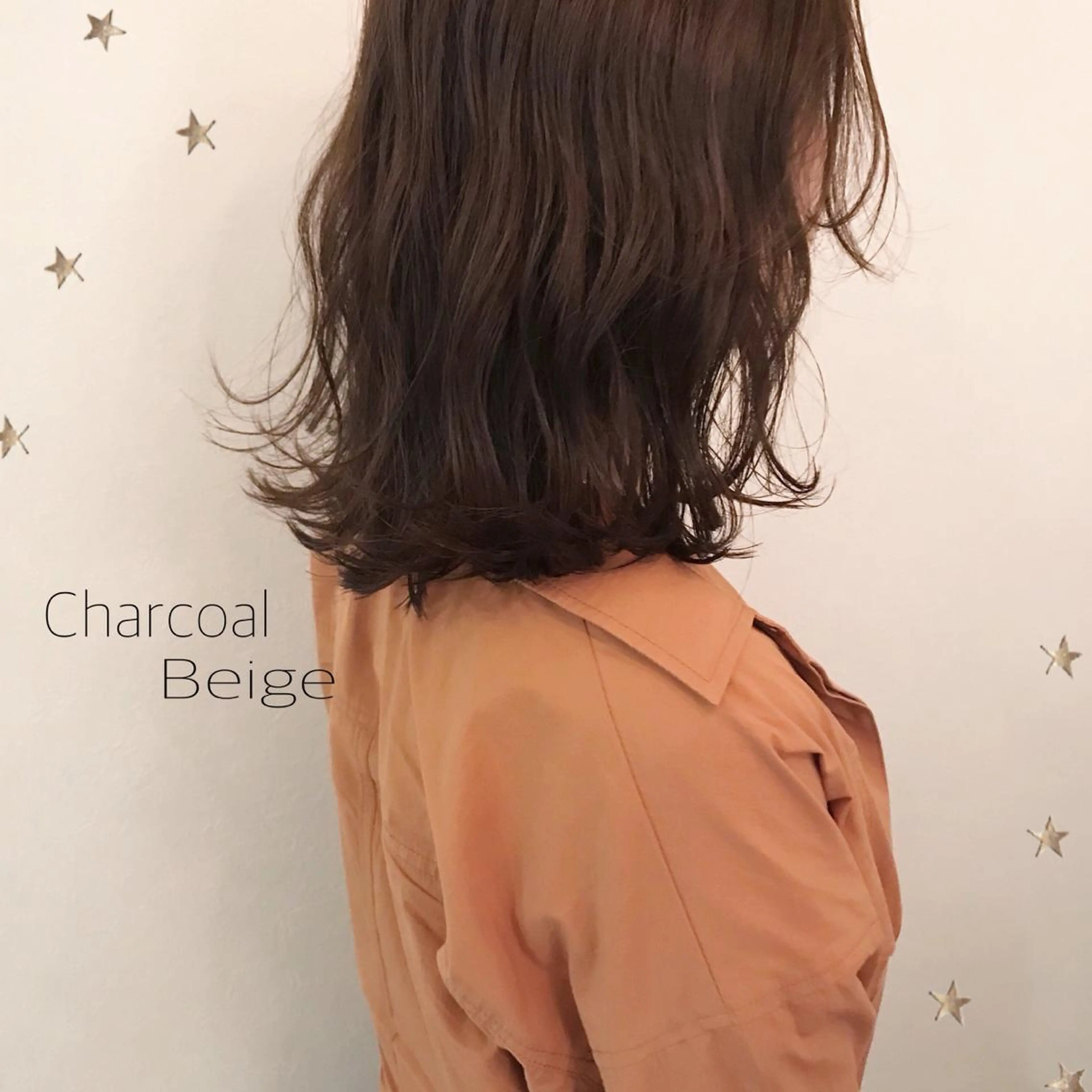 ミディアム カラー 市川 千夏のヘアスタイル