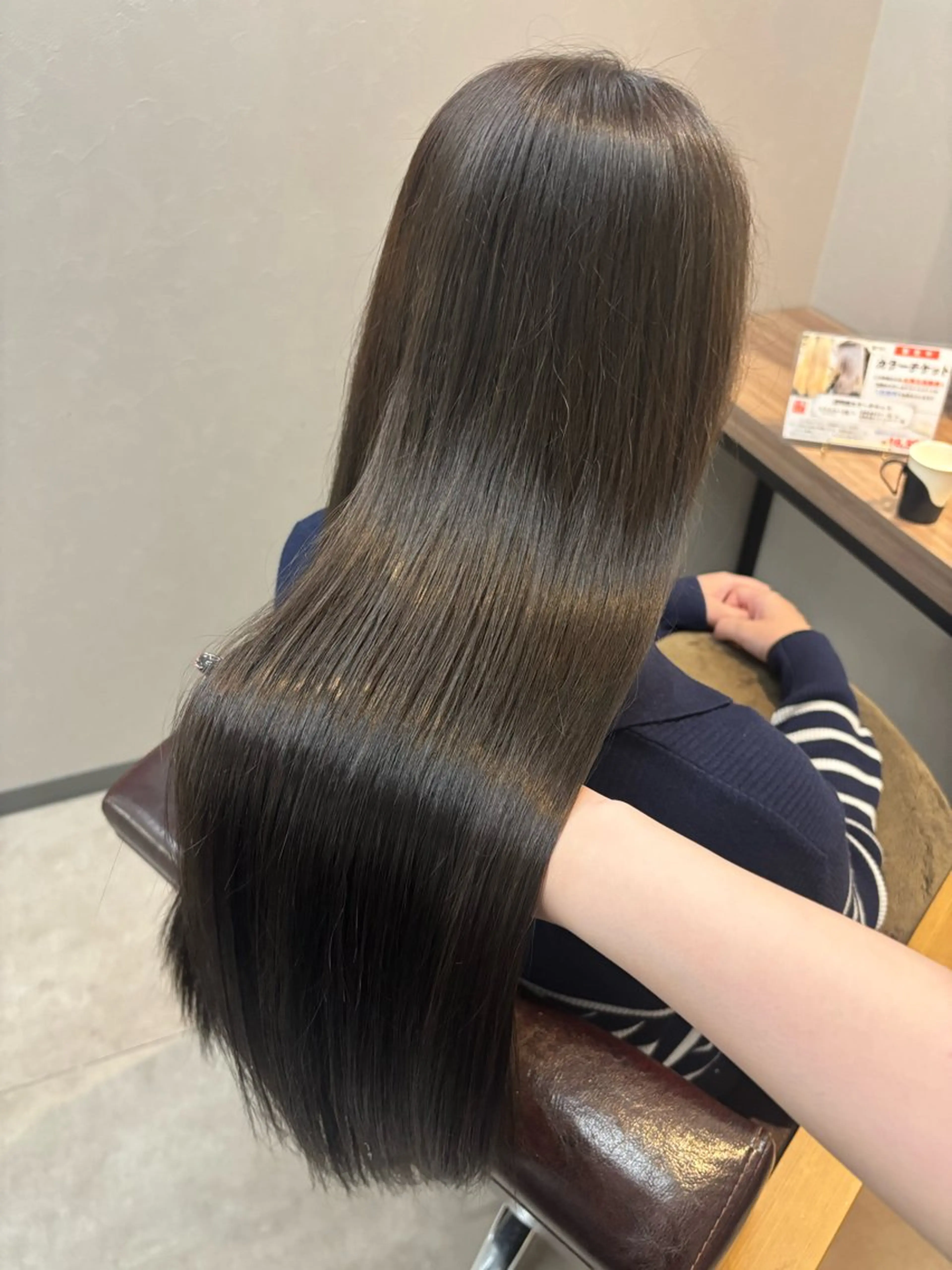 カラー カット ヘアカラー トリートメント レイヤー✂︎ぷつボブ 艶カラー🤍noaのヘアスタイル